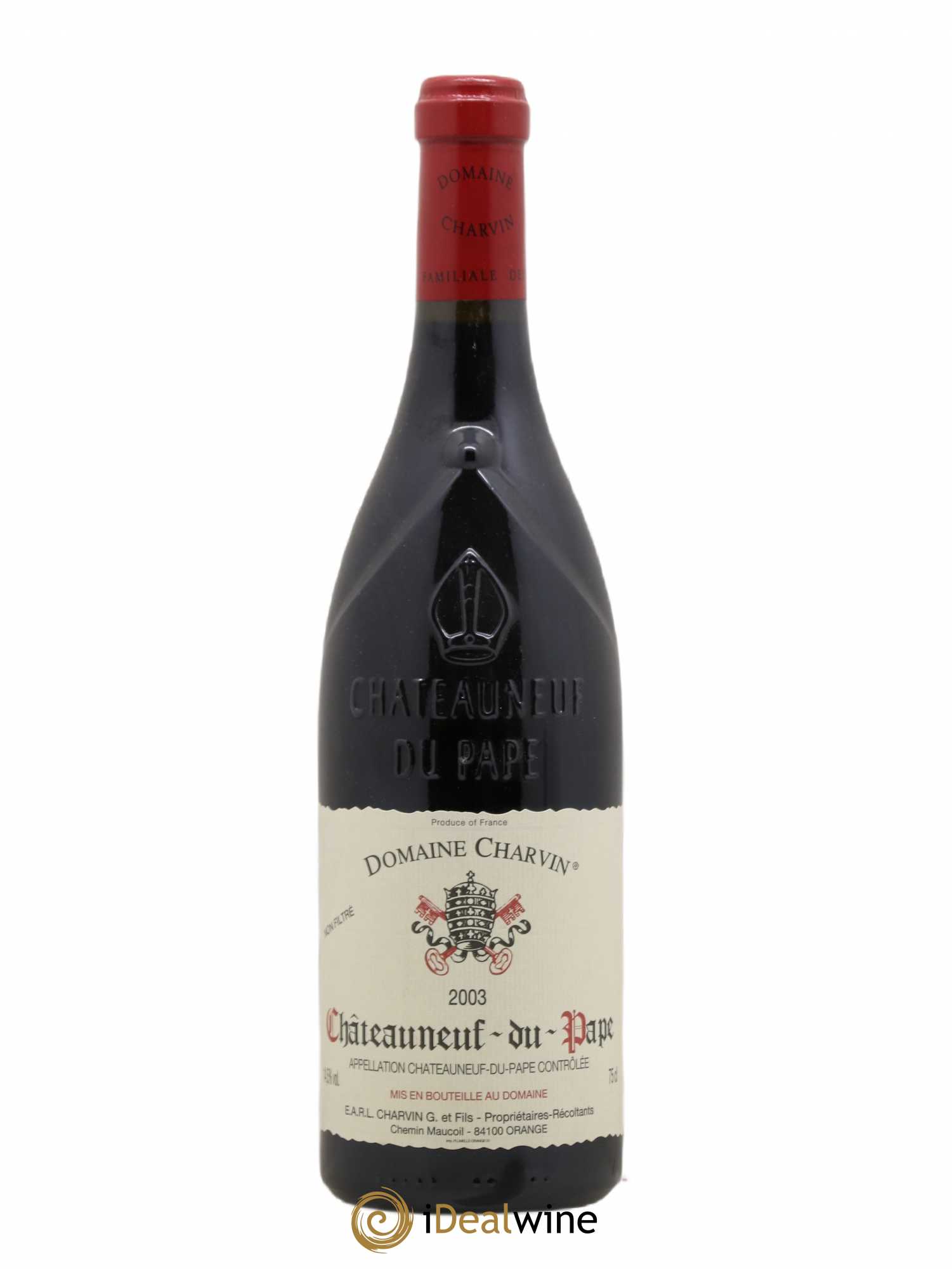 Châteauneuf-du-Pape Charvin (Domaine) 2003 - Lot de 1 bouteille - 0