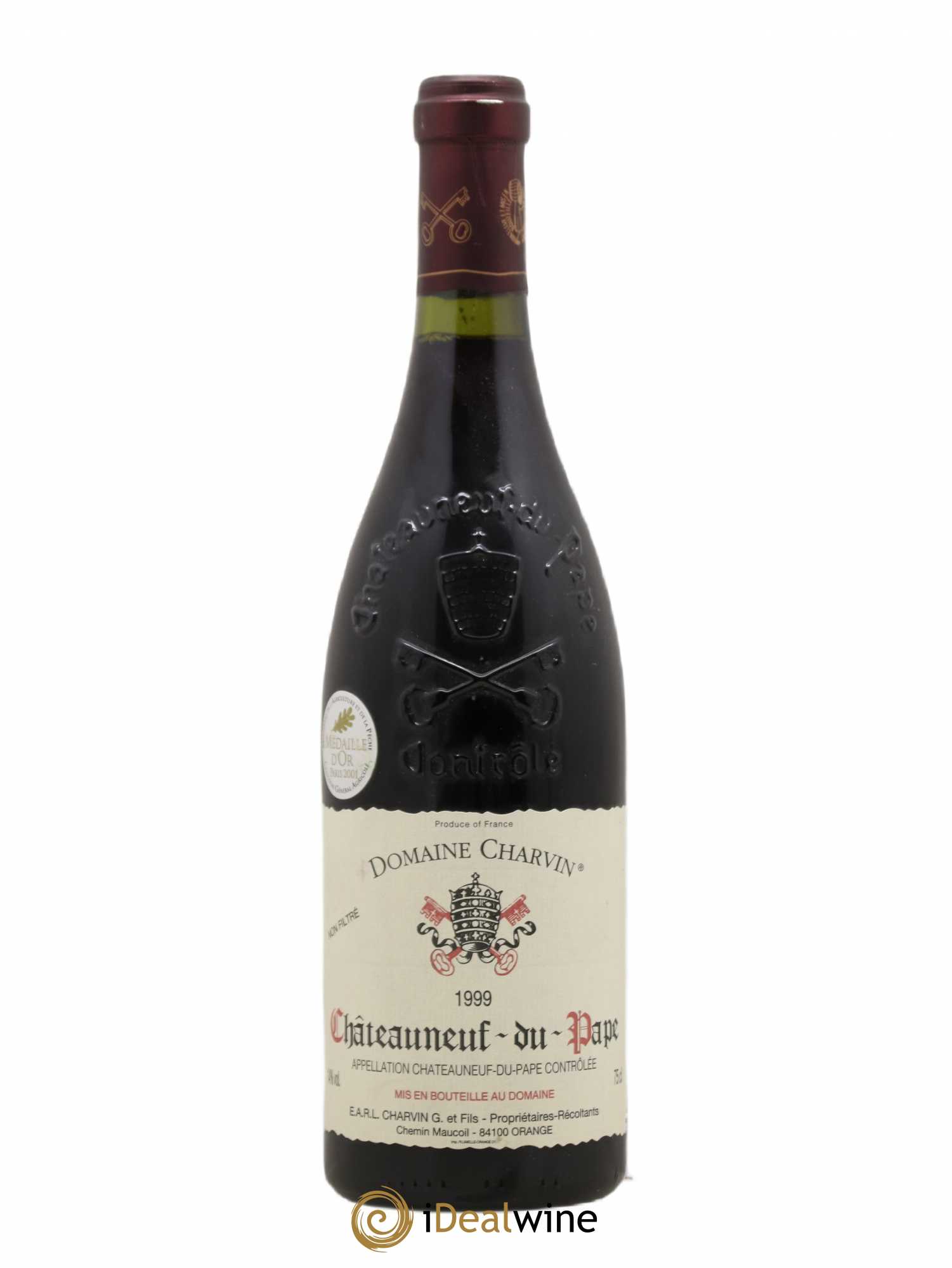 Châteauneuf-du-Pape Charvin (Domaine) 1999 - Lot de 1 bouteille - 0