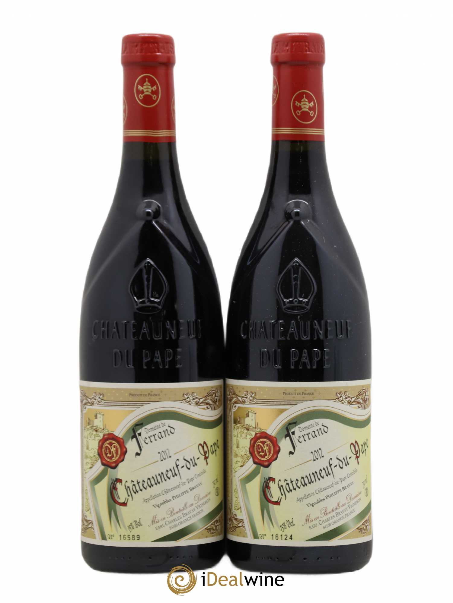 Châteauneuf-du-Pape Domaine de Ferrand 2012 - Lot de 2 bouteilles - 0