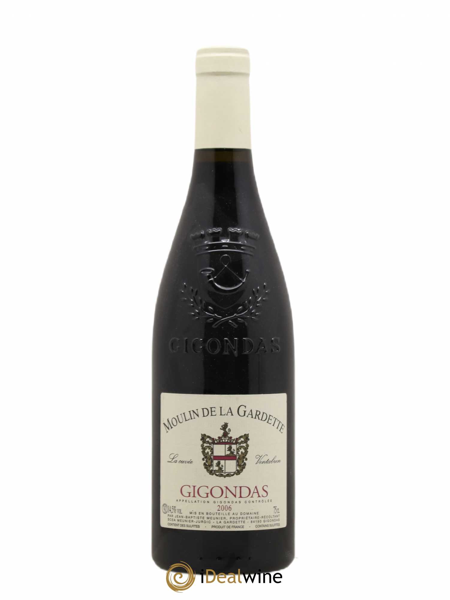 Gigondas Ventabren Moulin de la Gardette 2006 - Posten von 1 Flasche - 0