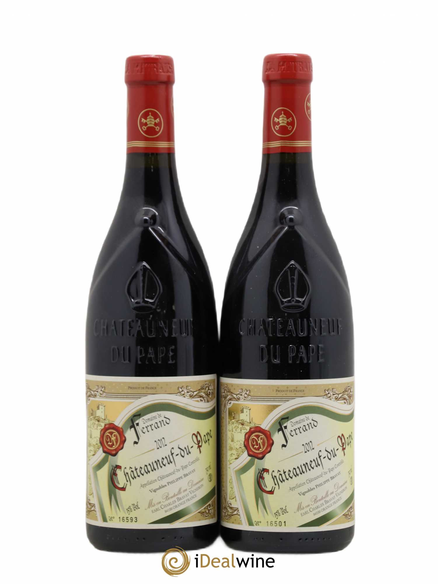 Châteauneuf-du-Pape Domaine de Ferrand 2012 - Lot de 2 bouteilles - 0
