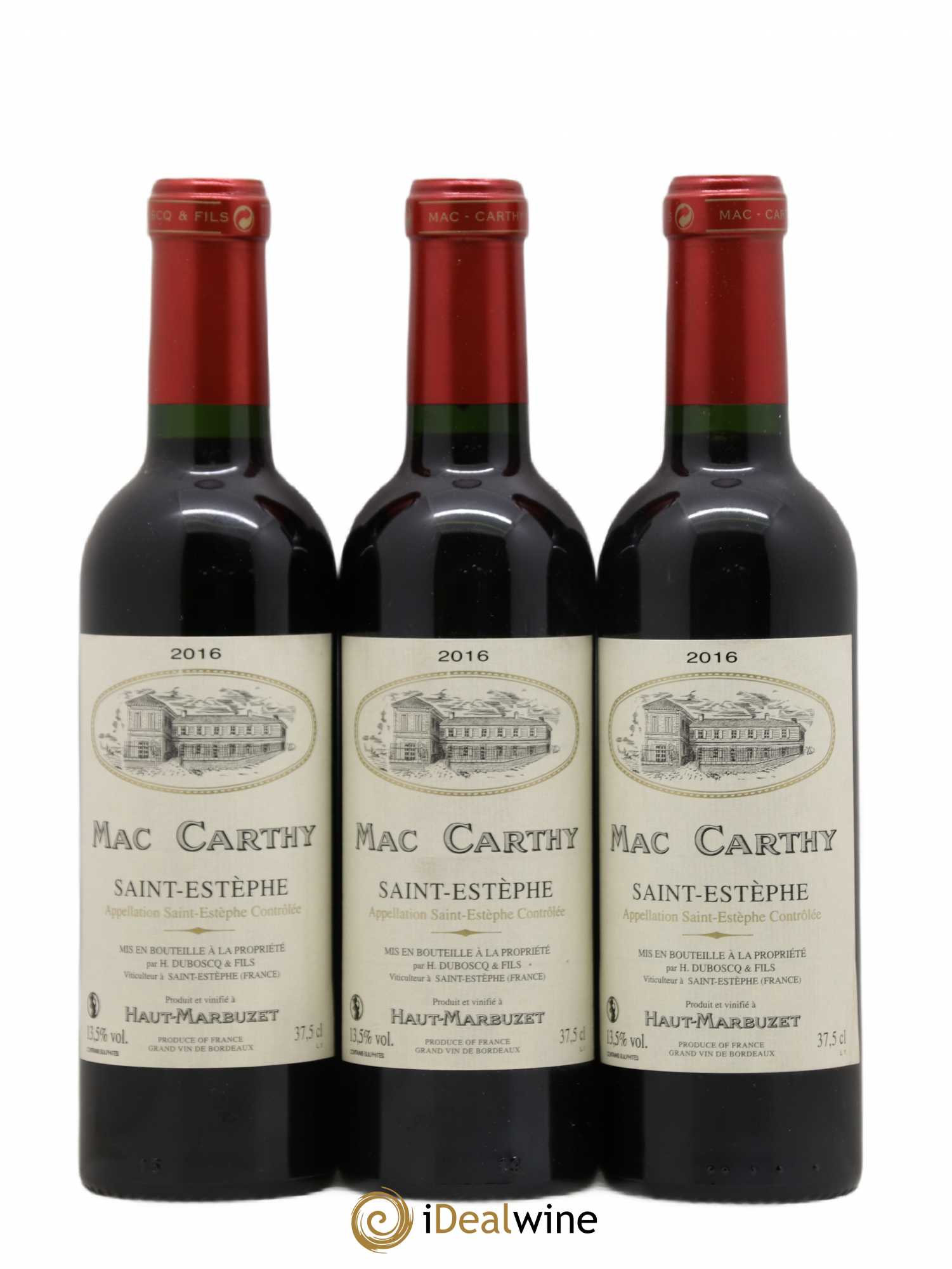 Saint-Estèphe Château Mac-Carthy 2016 - Lot de 6 demi bouteilles - 2