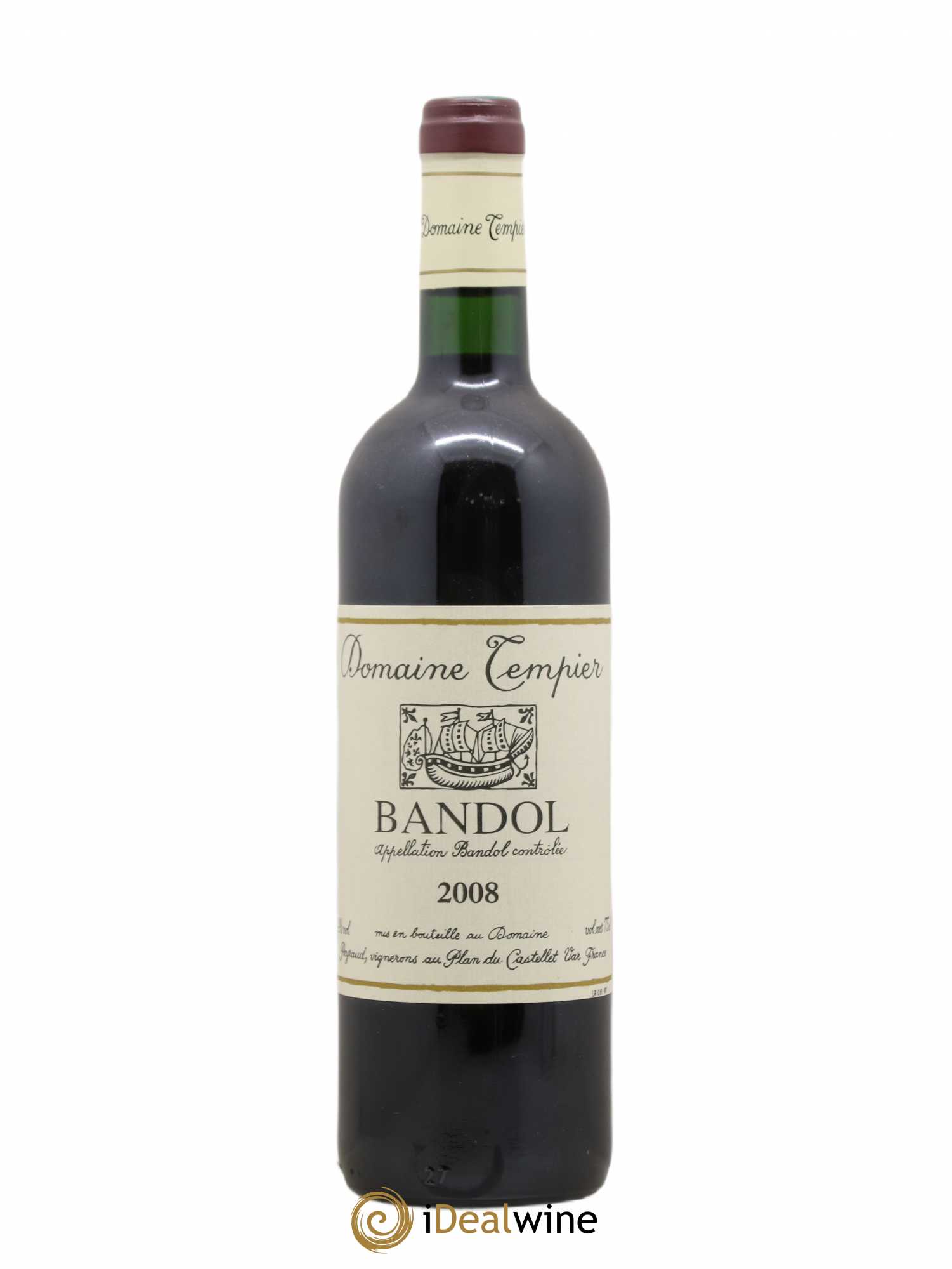 Bandol Domaine des Templiers 2008 - Posten von 1 Flasche - 0
