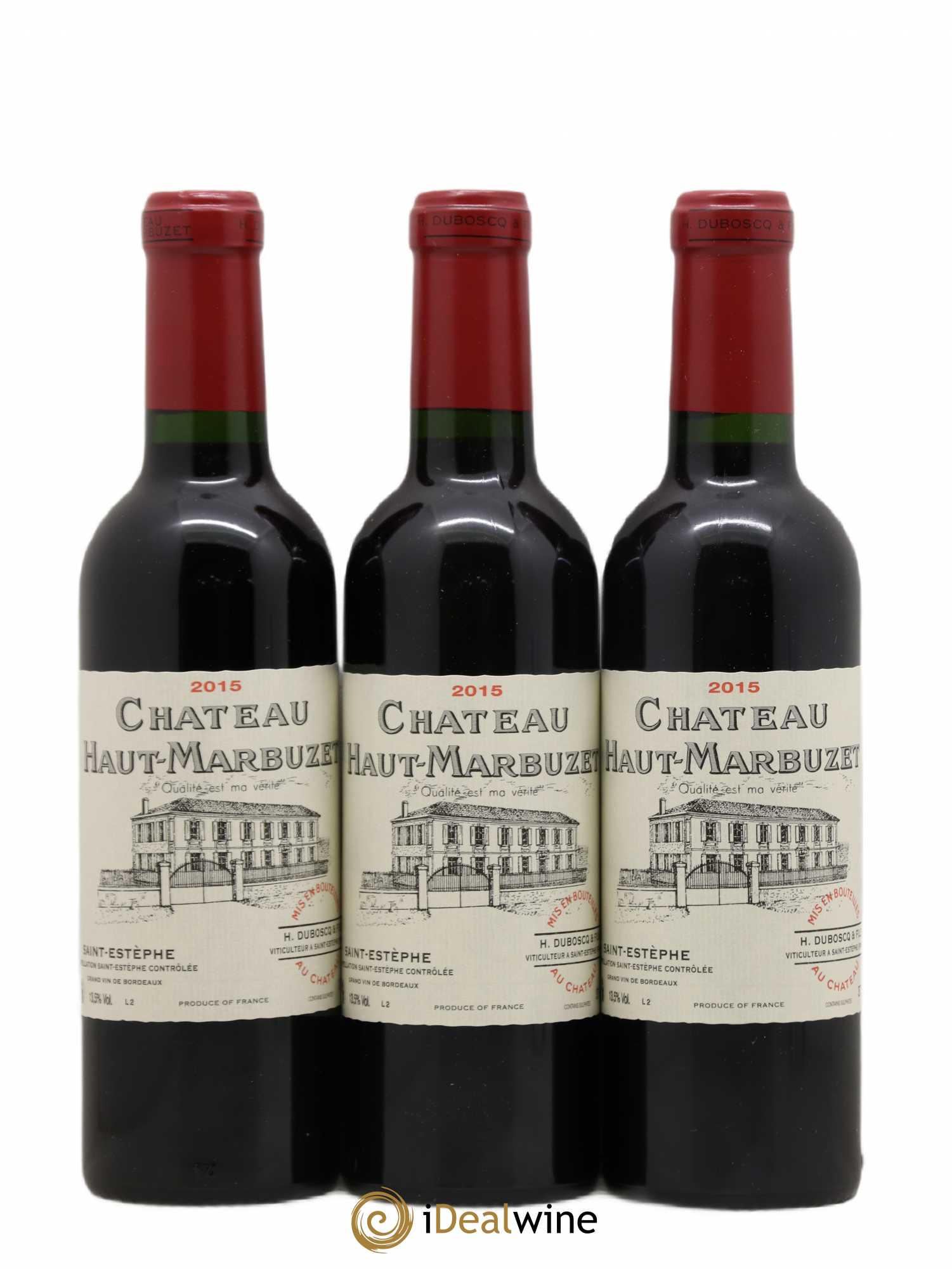 Château Haut Marbuzet 2015 - Lot de 12 demi bouteilles - 2