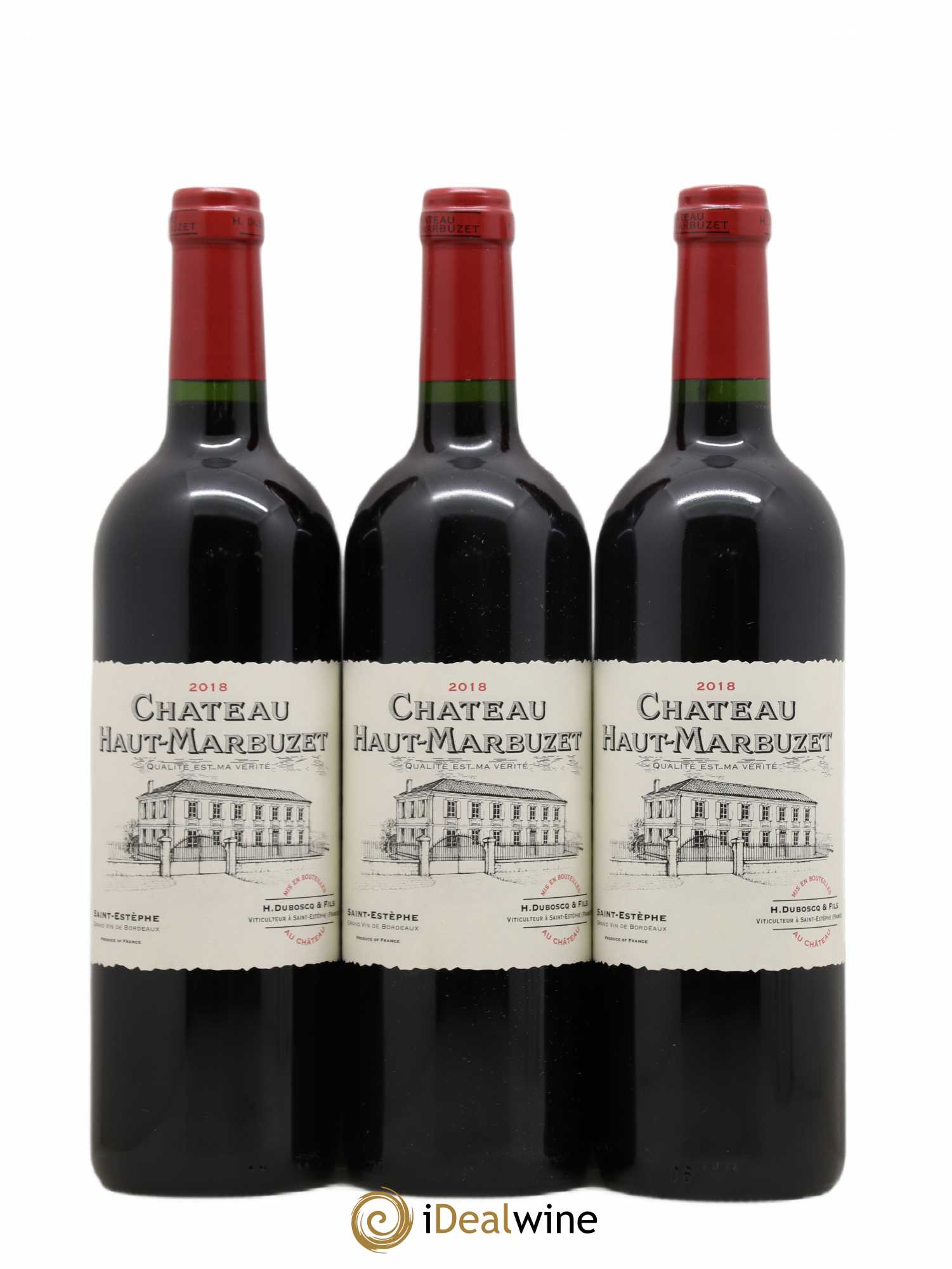Château Haut Marbuzet 2018 - Lot de 6 bouteilles - 1