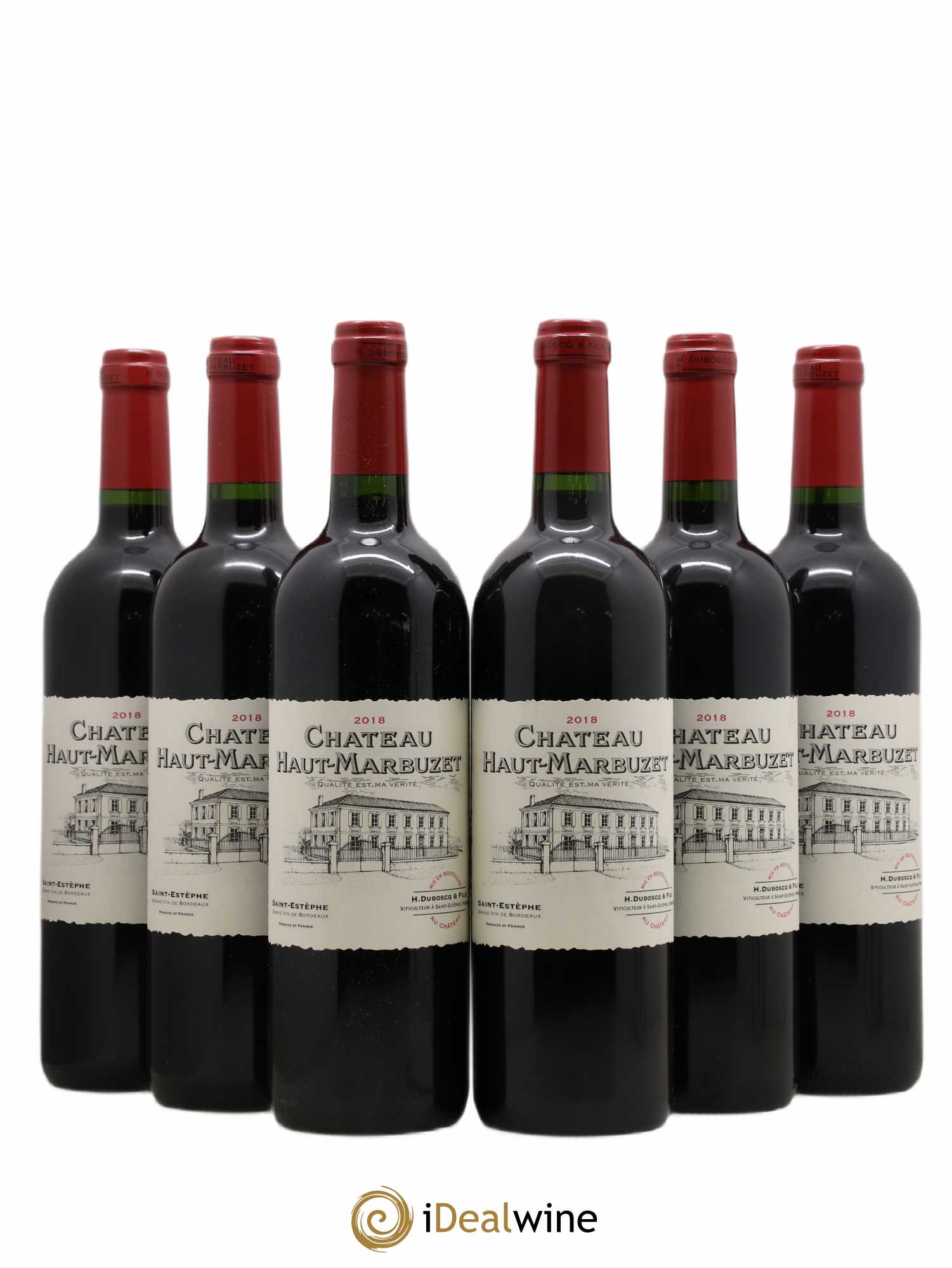 Château Haut Marbuzet 2018 - Lot de 6 bouteilles - 0
