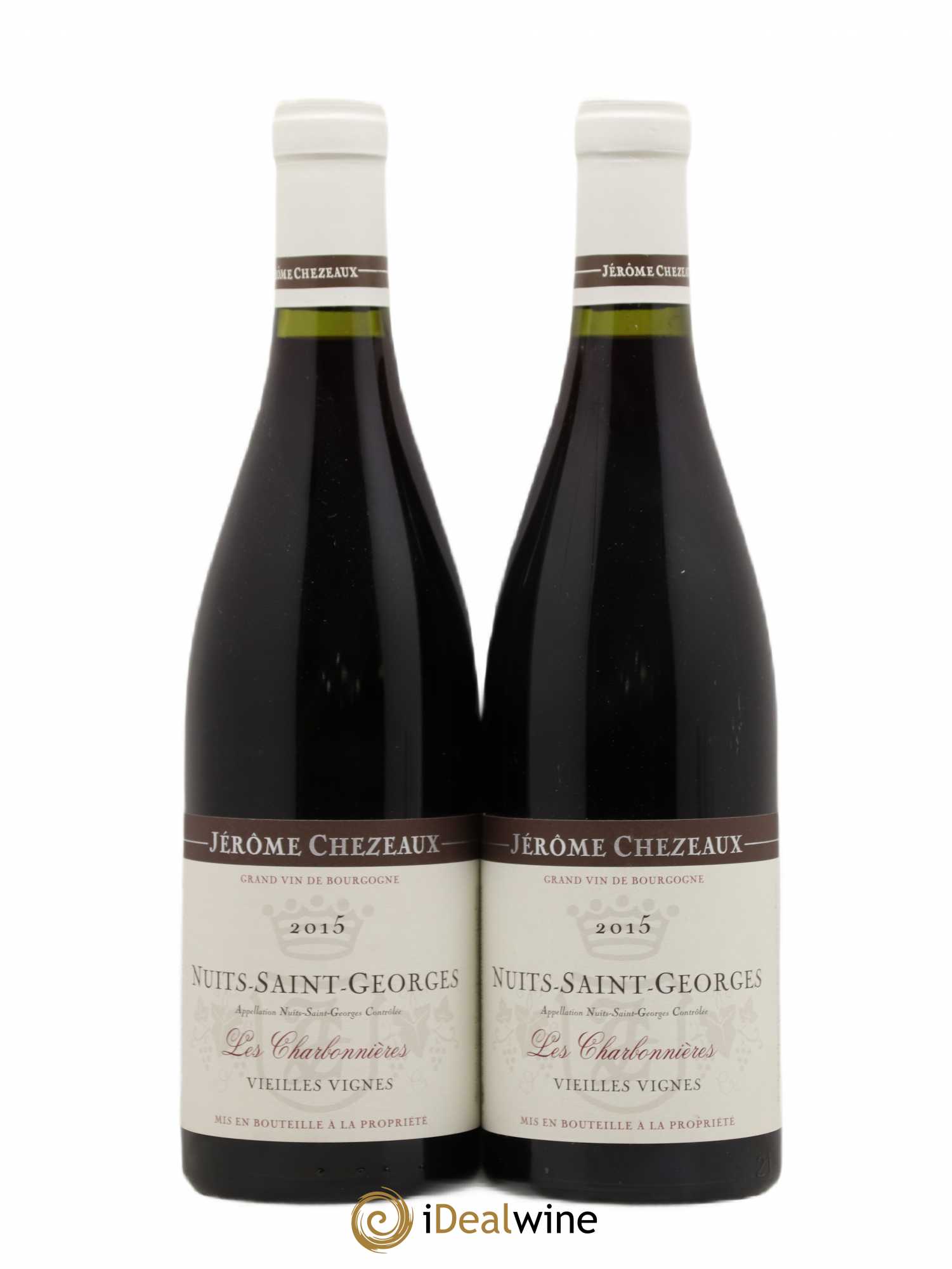 Nuits-Saint-Georges Les Charbonnières Vieilles Vignes Jérôme Chezeaux 2015 - Posten von 2 Flaschen - 0