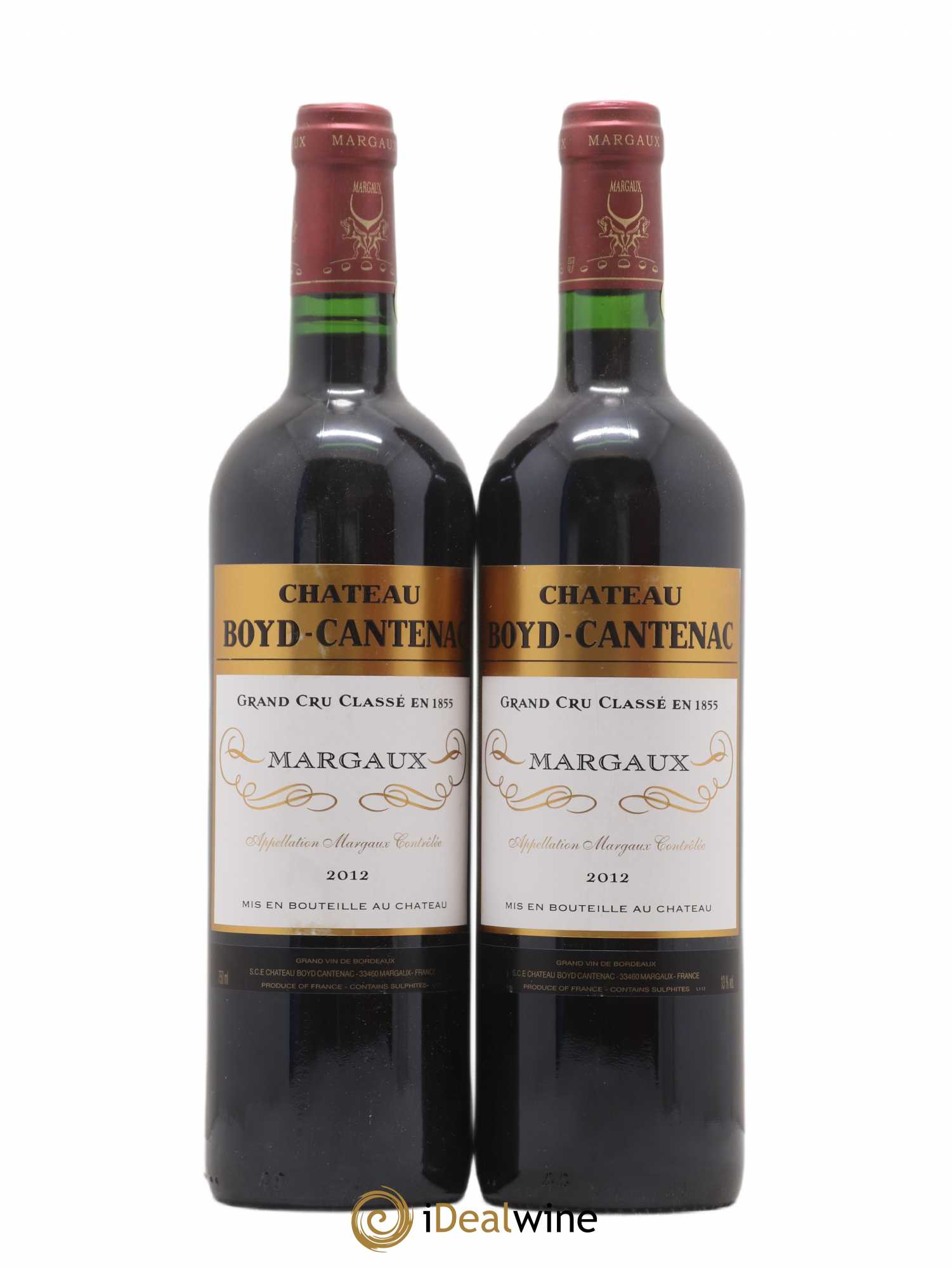 Château Boyd Cantenac 3ème Grand Cru Classé 2012 - Lot de 2 bouteilles - 0