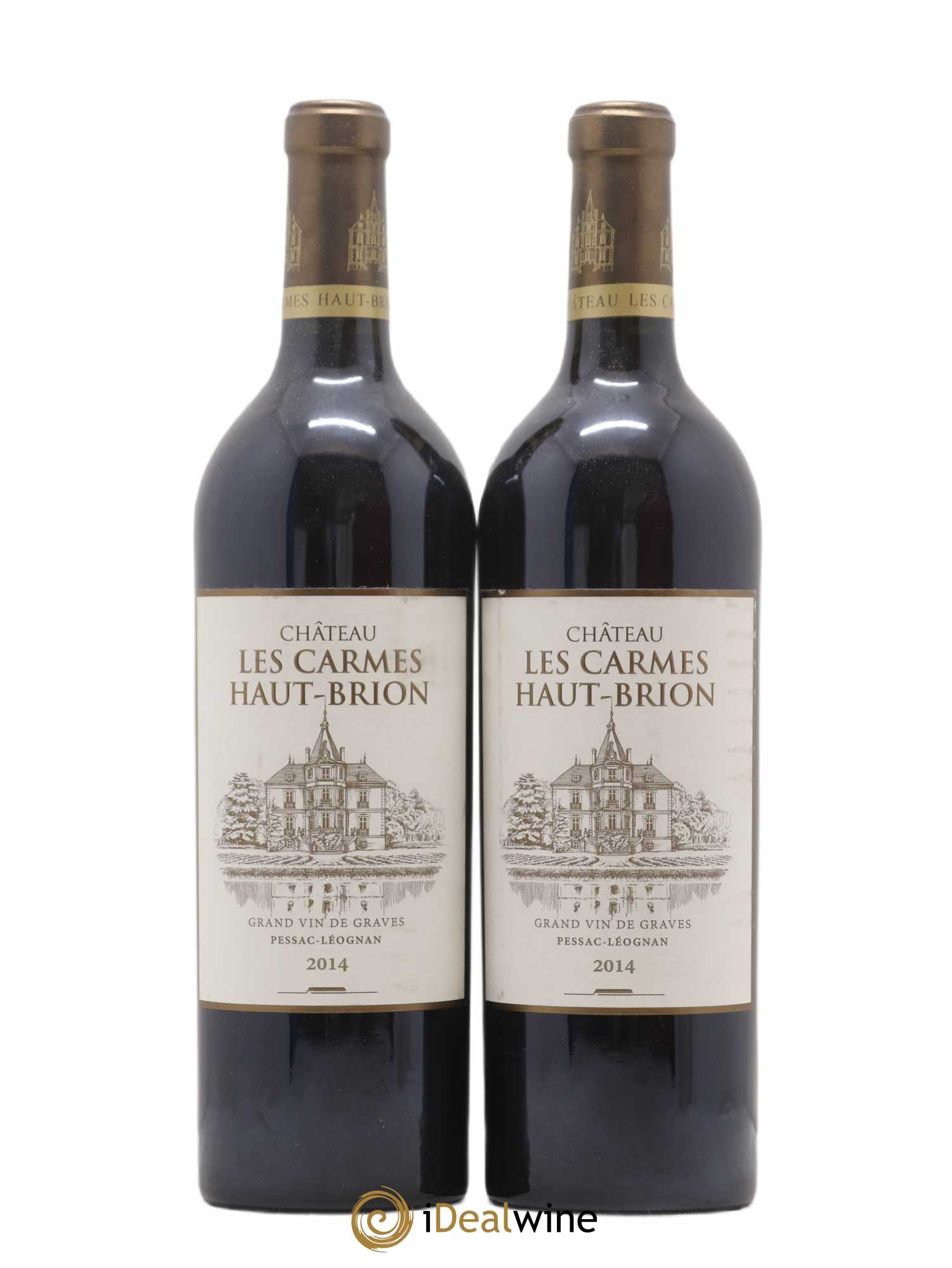 Château Les Carmes Haut-Brion 2014 - Lot de 2 bouteilles - 0