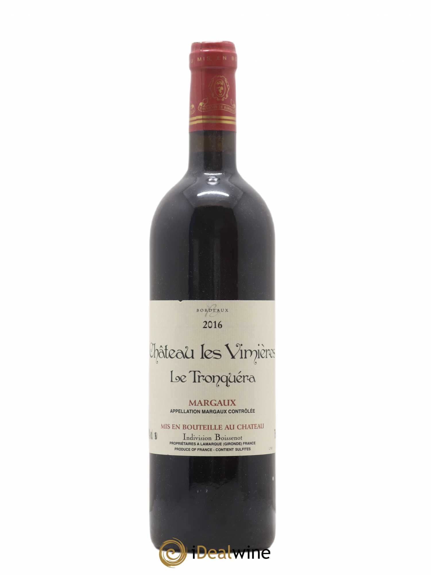 Bordeaux Margaux Château Vimieres Le Tronquera 2016 - Posten von 1 Flasche - 0