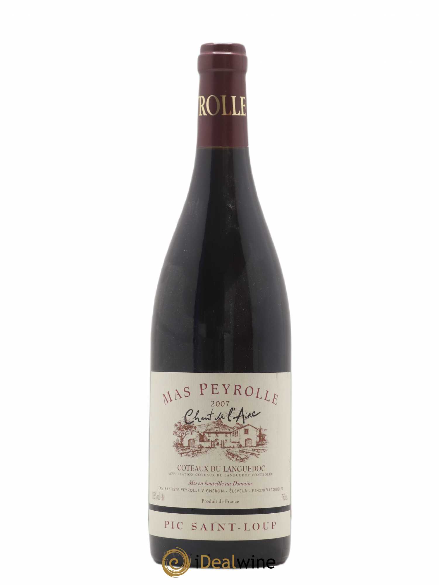 Coteaux du Languedoc Pic Saint Loup Mas Peyrolle Chant de l'Air 2007 - Posten von 1 Flasche - 0