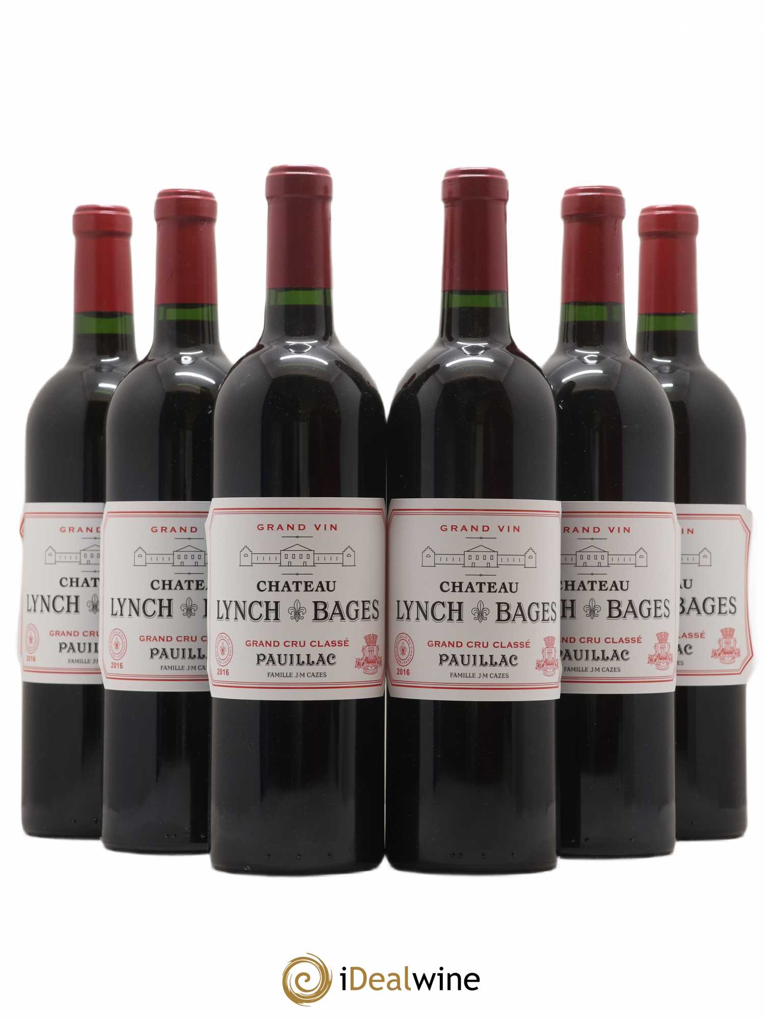 Château Lynch Bages 5ème Grand Cru Classé 2016 - Lot de 6 bouteilles - 0