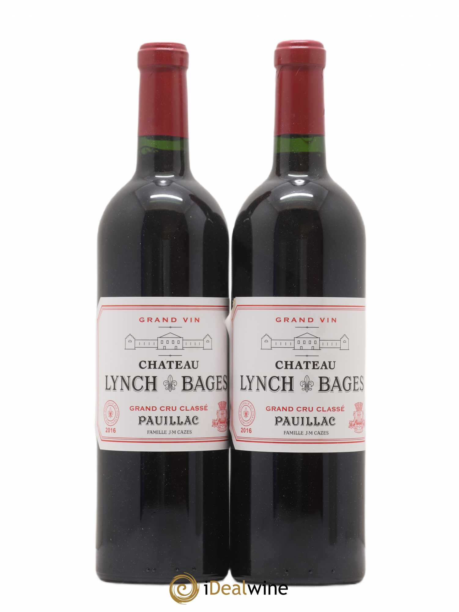 Château Lynch Bages 5ème Grand Cru Classé 2016 - Lot de 2 bouteilles - 0