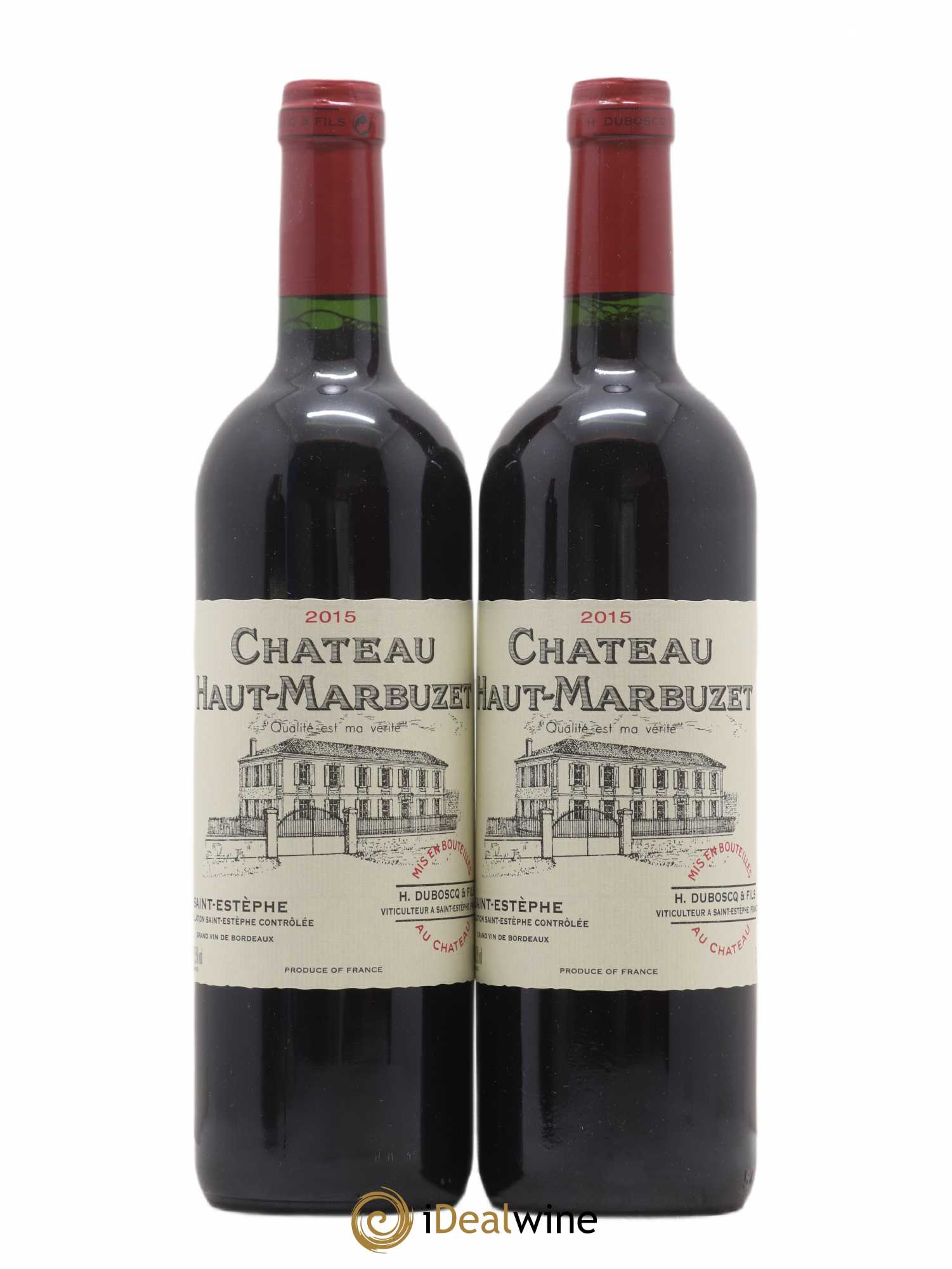 Château Haut Marbuzet 2015 - Lot de 2 bouteilles - 0