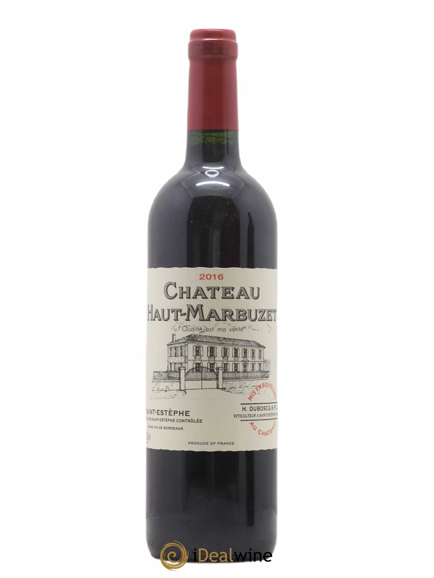 Château Haut Marbuzet 2016 - Lot de 1 bouteille - 0