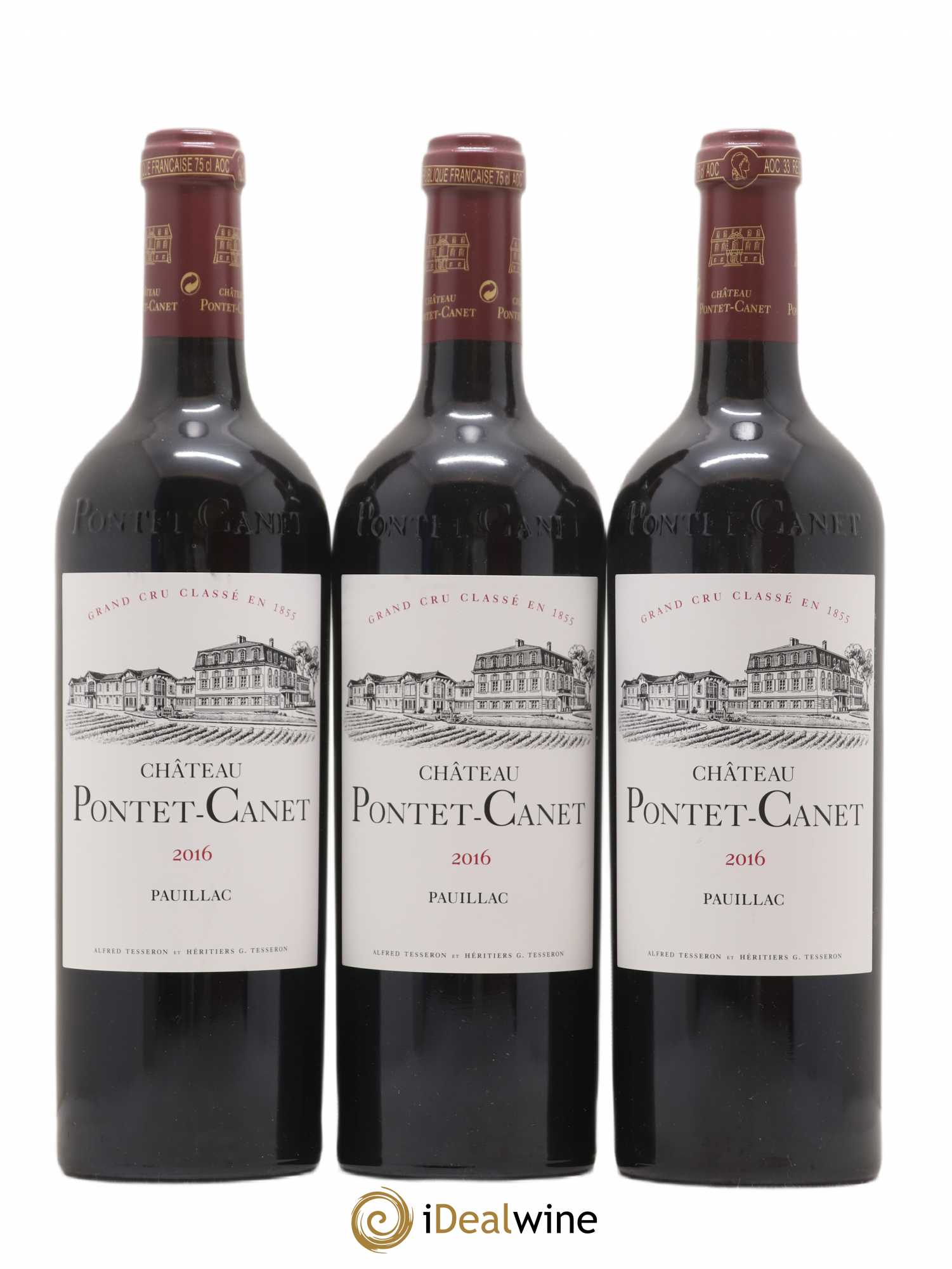 Château Pontet Canet 5ème Grand Cru Classé 2016 - Lot de 12 bouteilles - 2