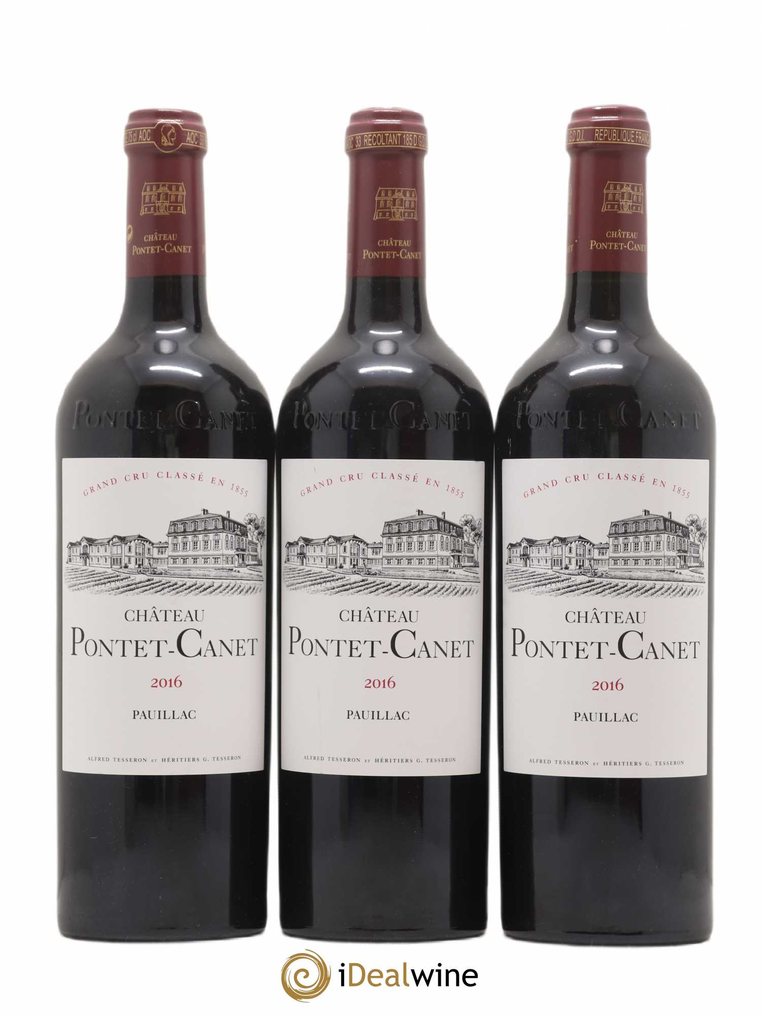 Château Pontet Canet 5ème Grand Cru Classé 2016 - Lot de 12 bouteilles - 3