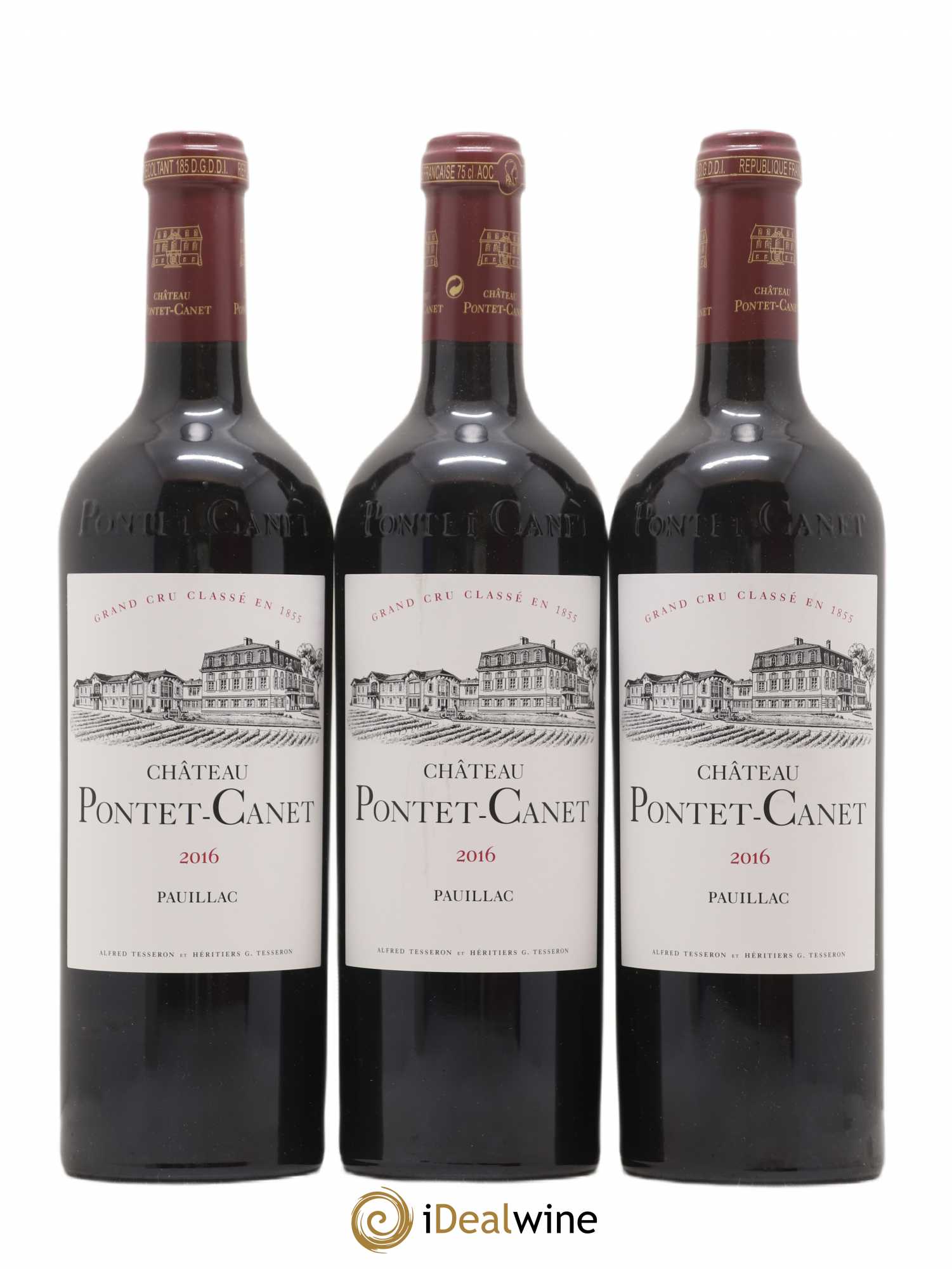 Château Pontet Canet 5ème Grand Cru Classé 2016 - Lot de 12 bouteilles - 4