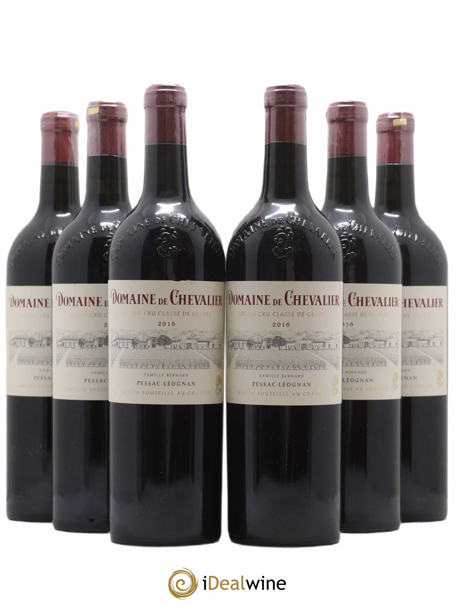Domaine de Chevalier Cru Classé de Graves 2016 - Lot de 6 bouteilles - 0