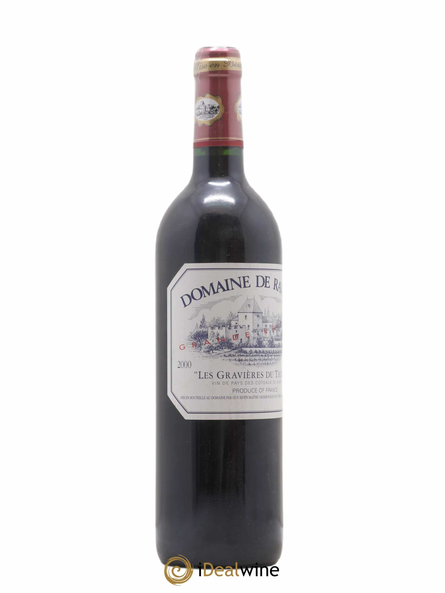 Languedoc Coteaux De Murviel Les Gravières De Taurou De Ravanes 2000 - Posten von 1 Flasche - 1