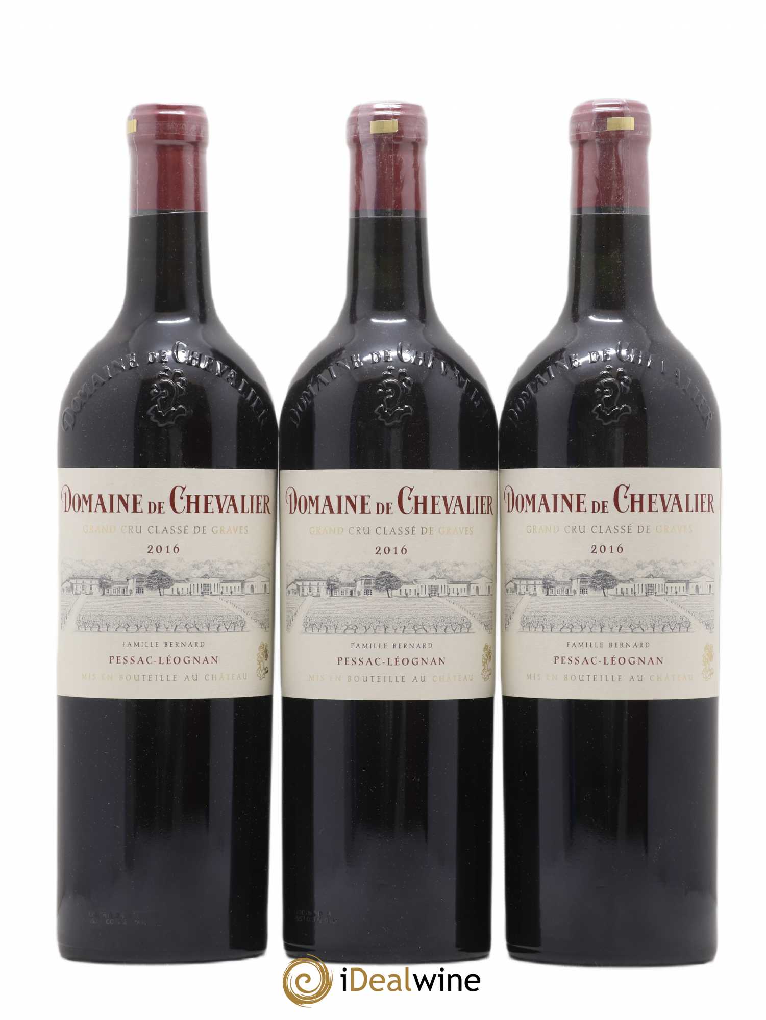 Domaine de Chevalier Cru Classé de Graves 2016 - Lot de 3 bouteilles - 0