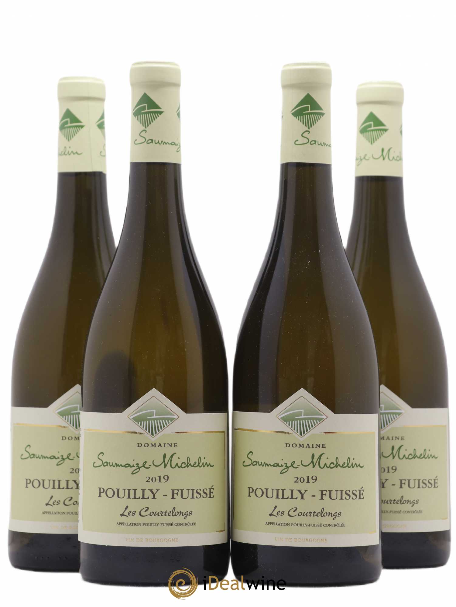 Pouilly-Fuissé Les Courtelongs Saumaize Michelin 2019 - Posten von 4 Flaschen - 0