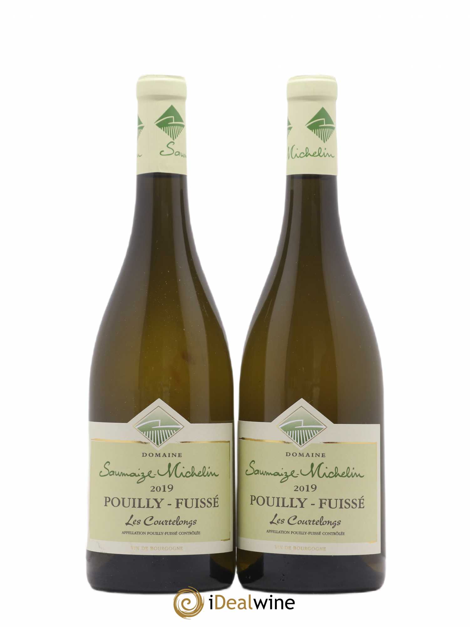 Pouilly-Fuissé Les Courtelongs Saumaize Michelin 2019 - Posten von 2 Flaschen - 0