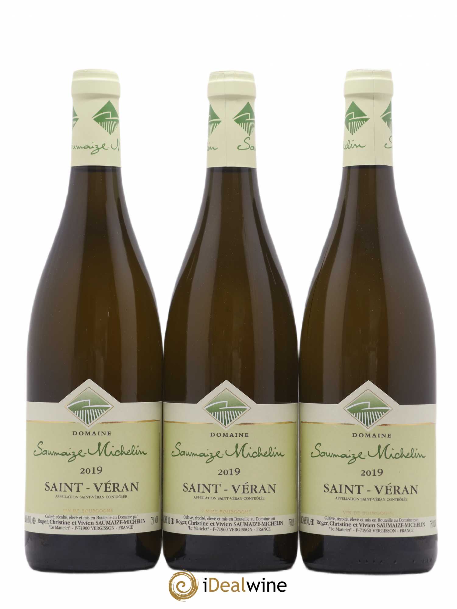 Saint-Véran Saumaize-Michelin 2019 - Lot de 3 bouteilles - 0