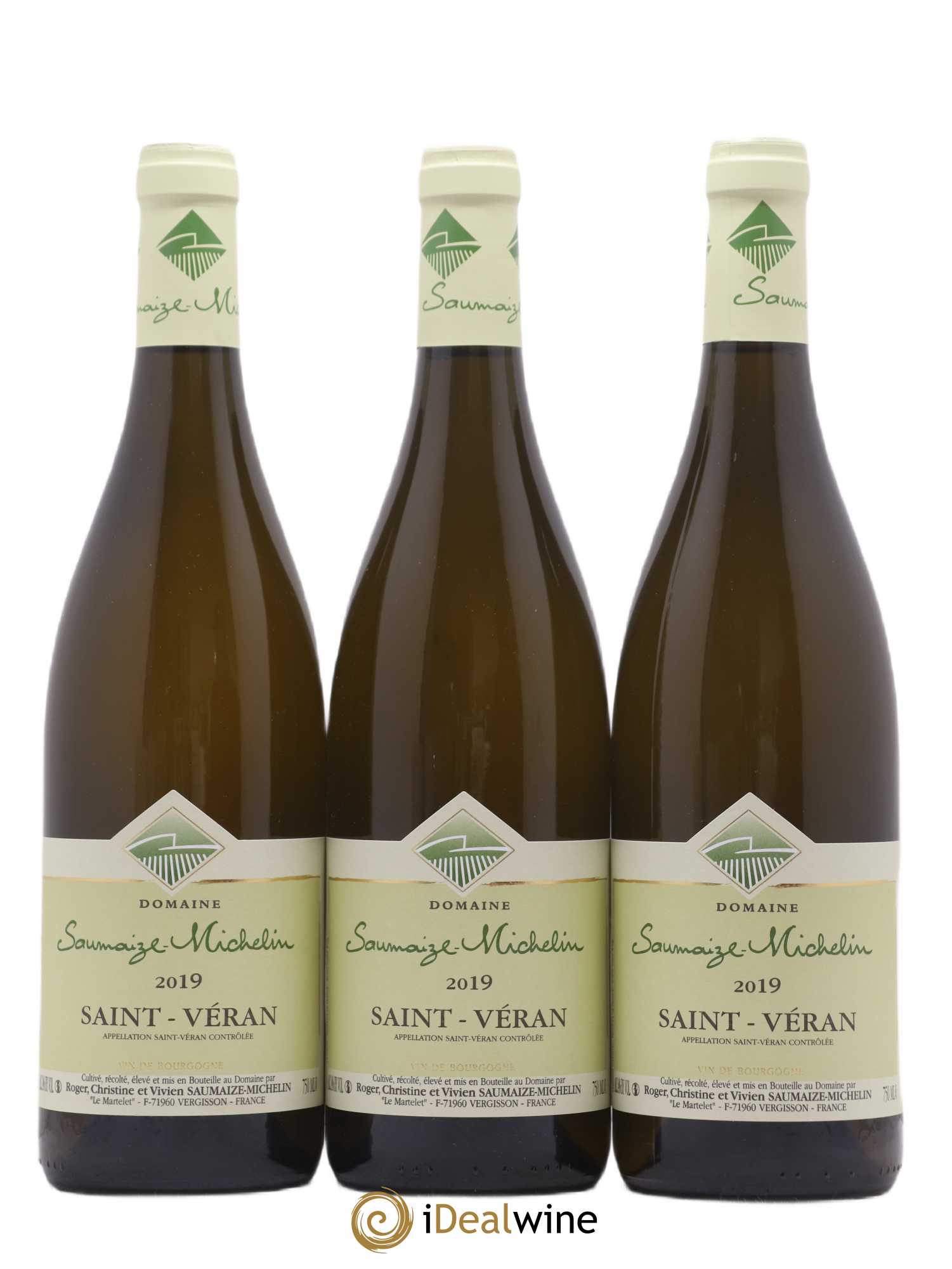 Saint-Véran Saumaize-Michelin 2019 - Lot de 3 bouteilles - 0