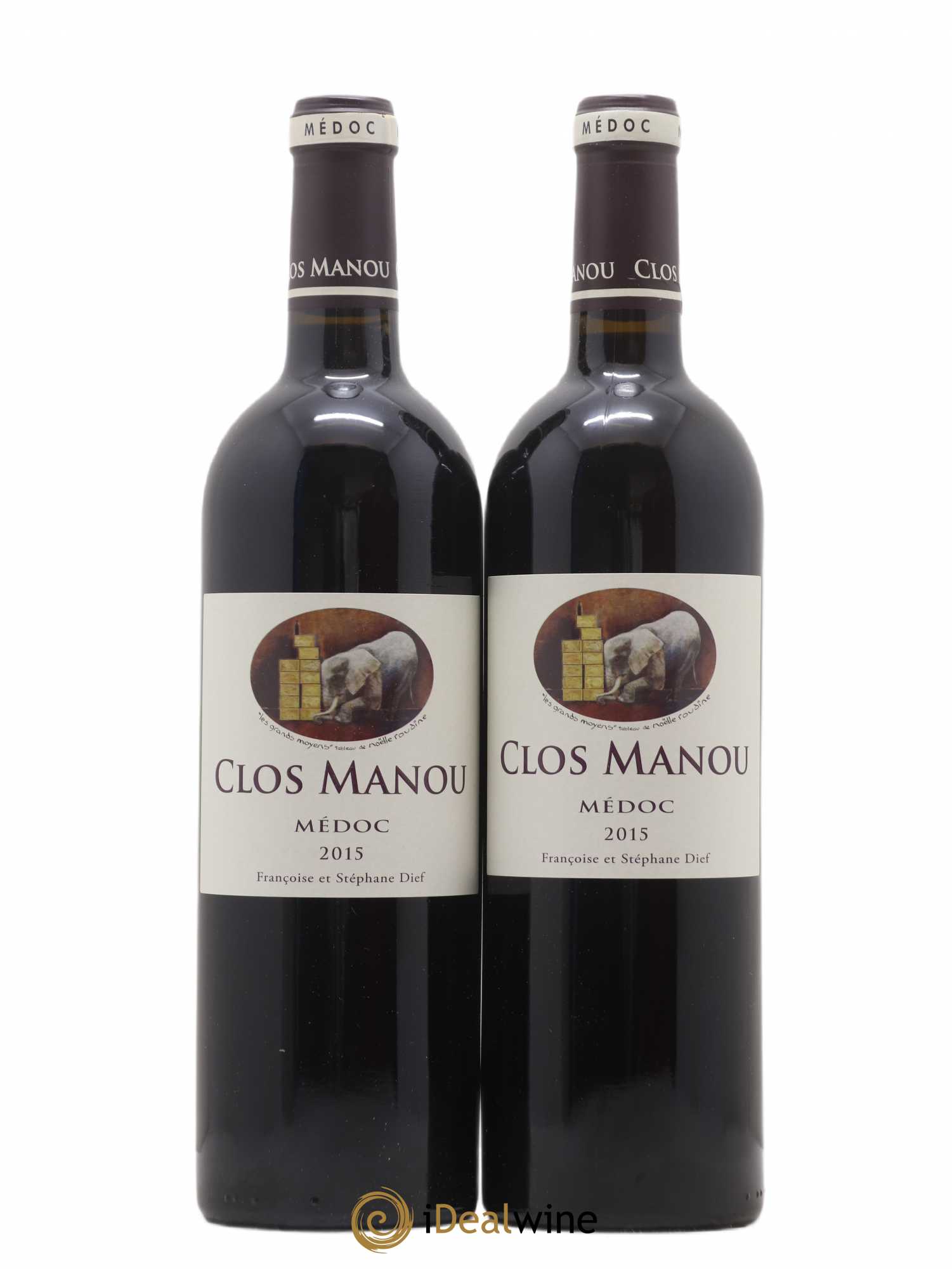Clos Manou 2015 - Lot de 2 bouteilles - 0