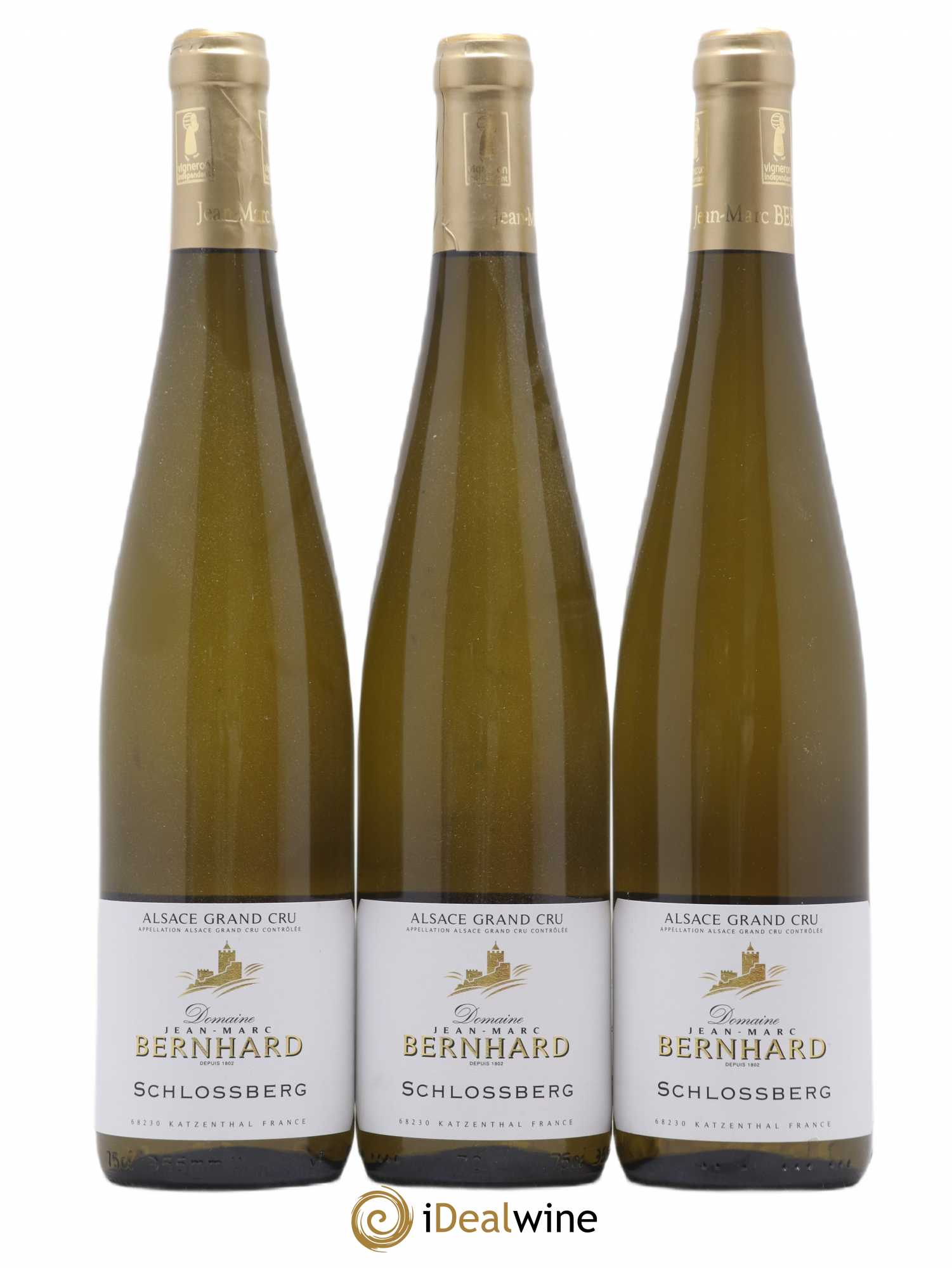 Riesling Grand Cru Schlossberg Bernhard (sans prix de réserve) 2017 - Posten von 3 Flaschen - 0