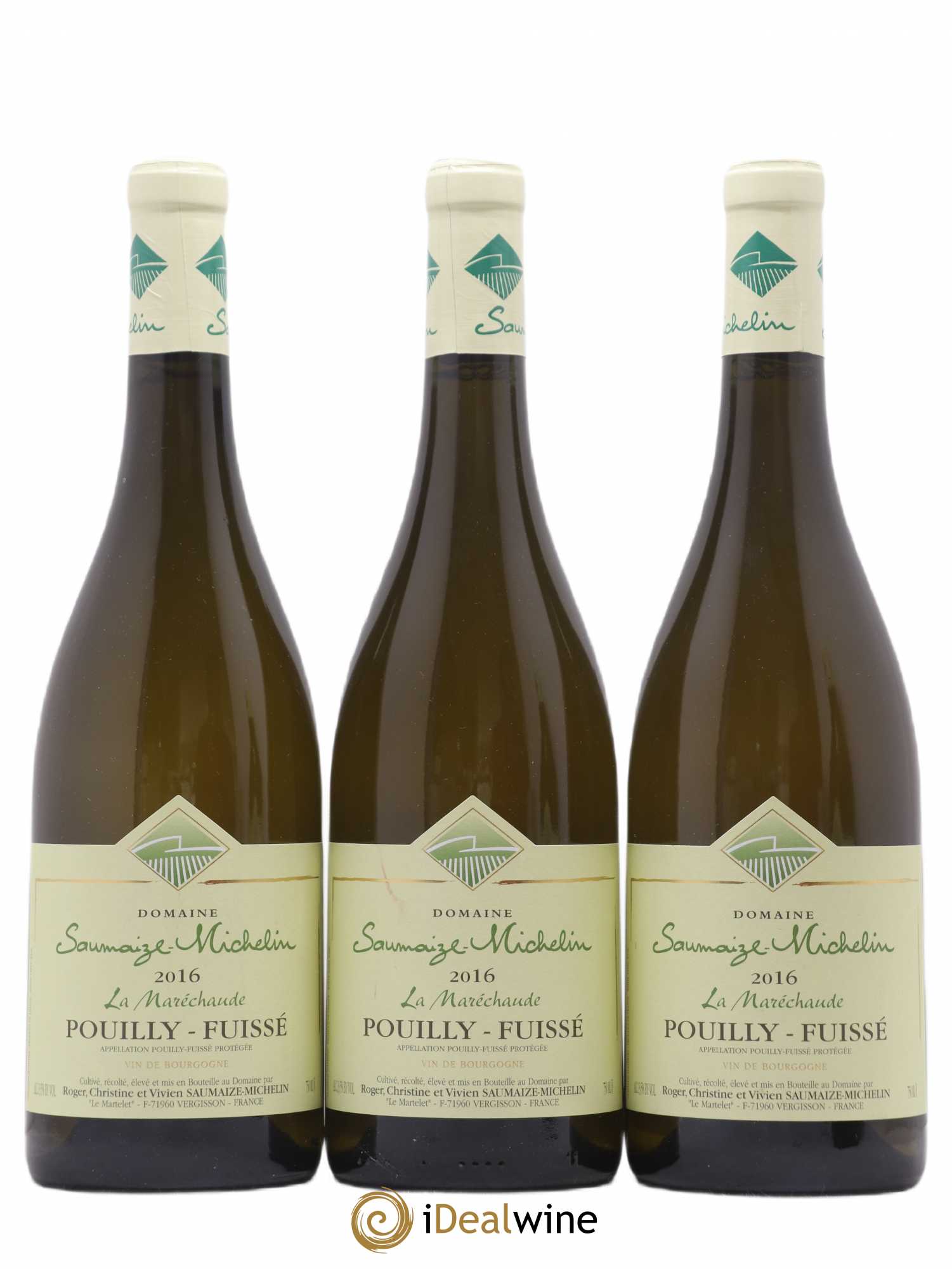 Pouilly-Fuissé 2016 - Posten von 3 Flaschen - 0