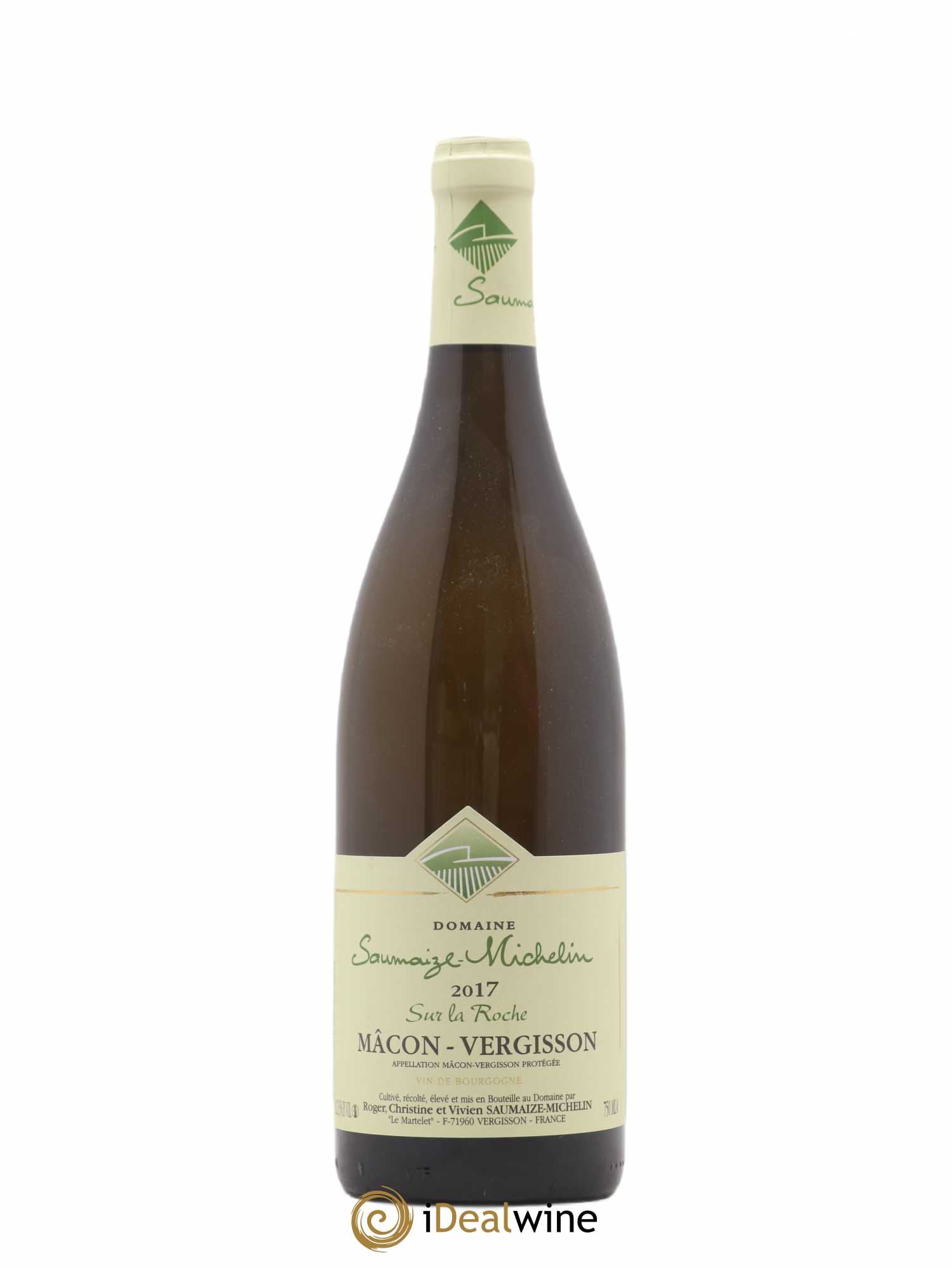Mâcon-Vergisson Sur la roche Robert Saumaize-Michelin (Domaine) 2017 - Lot de 1 bouteille - 0