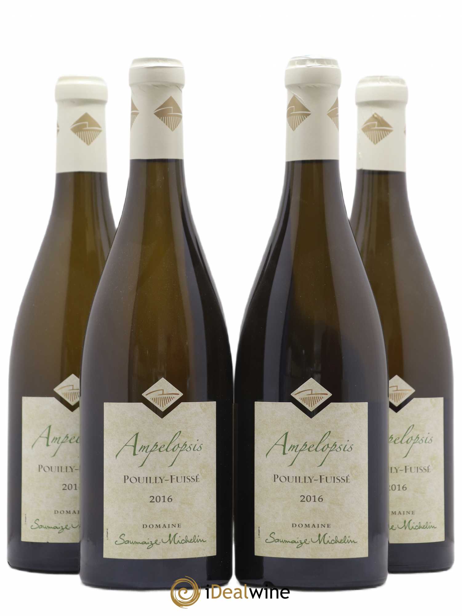 Pouilly-Fuissé Ampelopsis Robert Saumaize-Michelin (Domaine) 2016 - Lotto di 4 bottiglie - 0