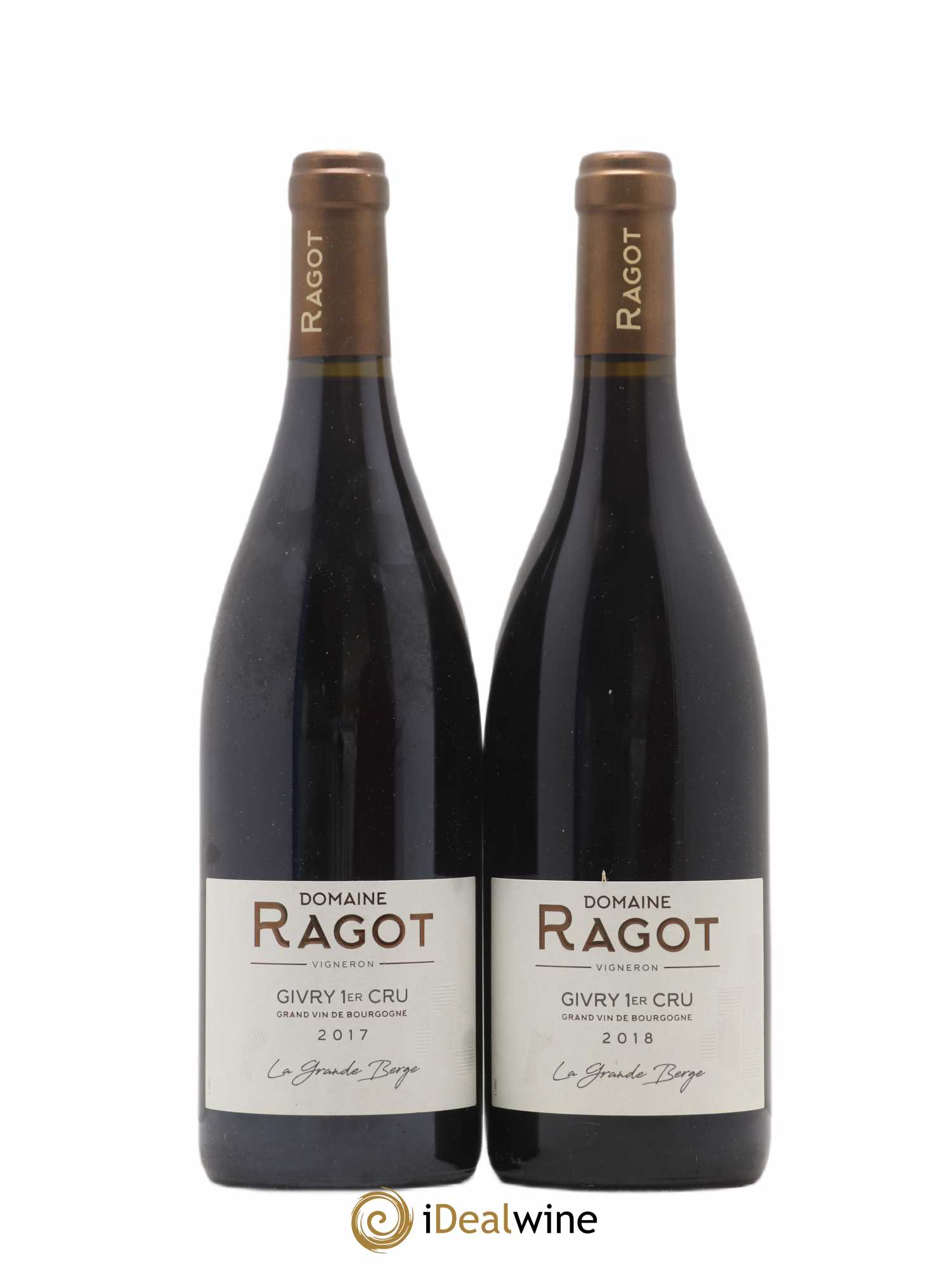 Givry 1er Cru La Grande Berge Ragot (Domaine) 2018 - Lot de 2 bouteilles - 0