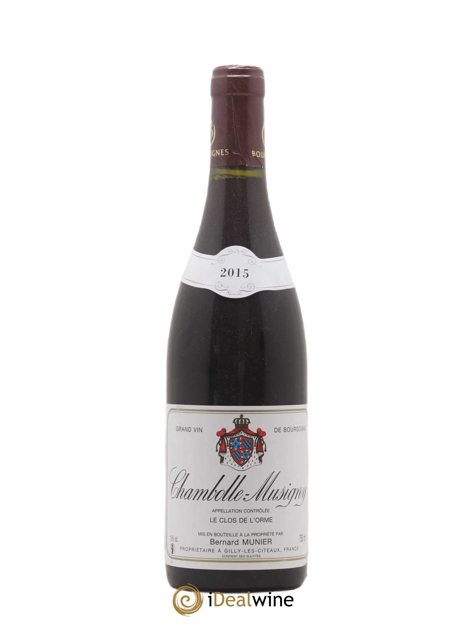 Chambolle-Musigny Clos De L'Orme Bernard Munier 2015 - Posten von 1 Flasche - 0