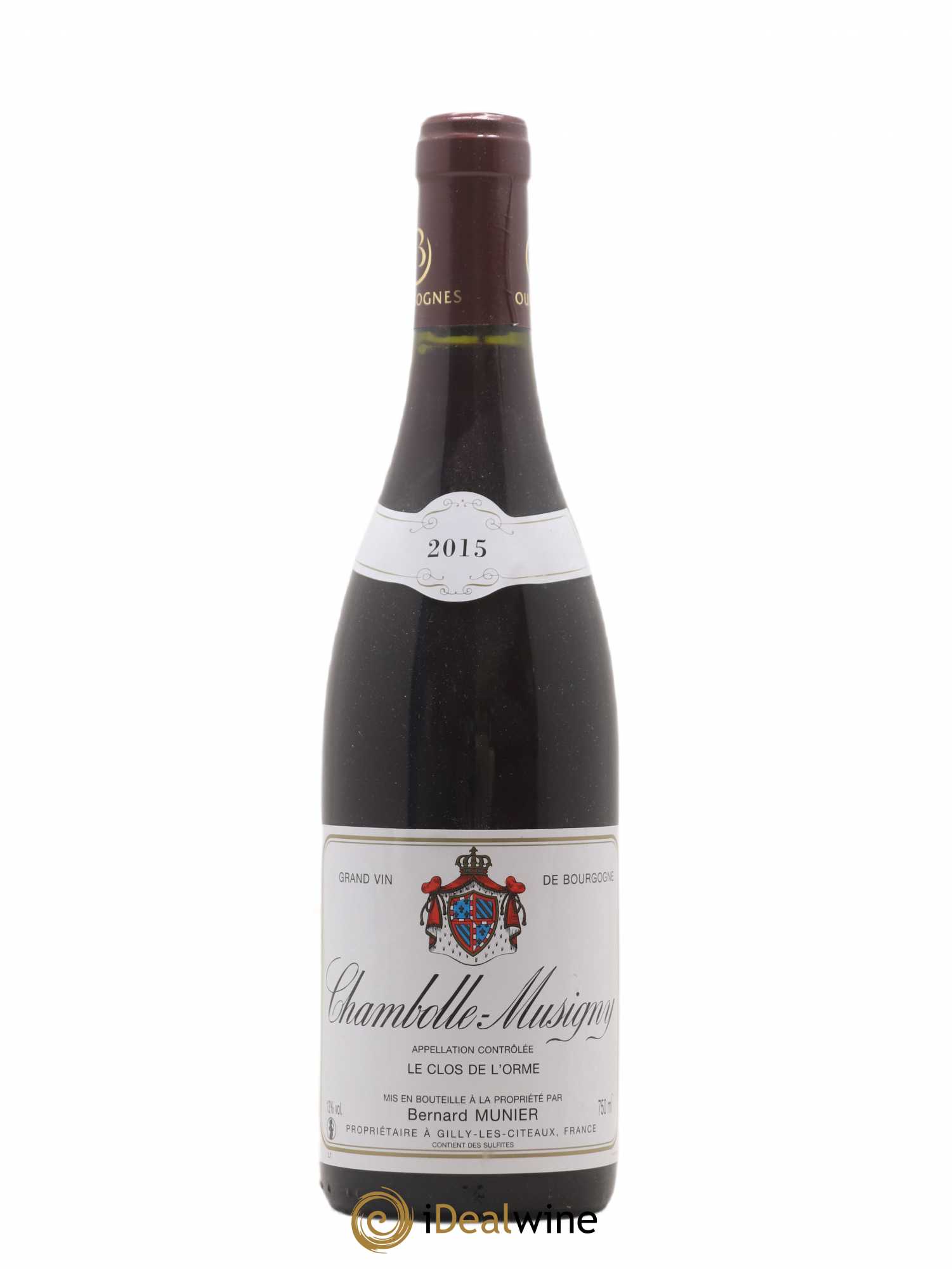 Chambolle-Musigny Clos De L'Orme Bernard Munier 2015 - Posten von 1 Flasche - 0
