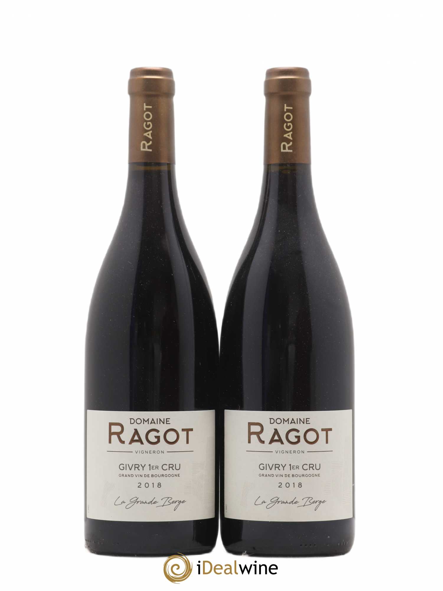 Givry 1er Cru La Grande Berge Ragot (Domaine) 2018 - Lot de 2 bouteilles - 0