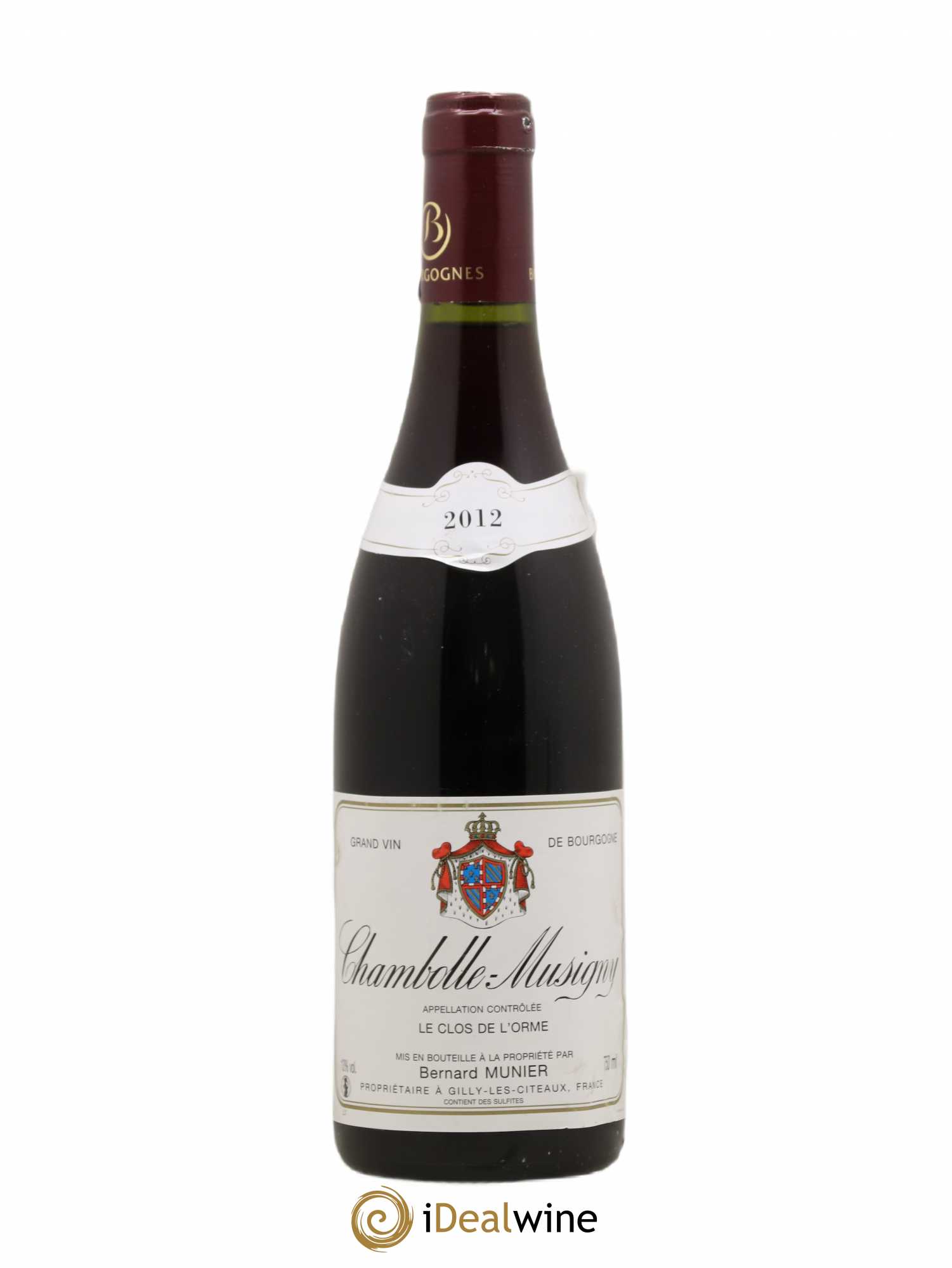 Gevrey-Chambertin Le Clos de l'Orme Bernard Munier 2012 - Posten von 1 Flasche - 0