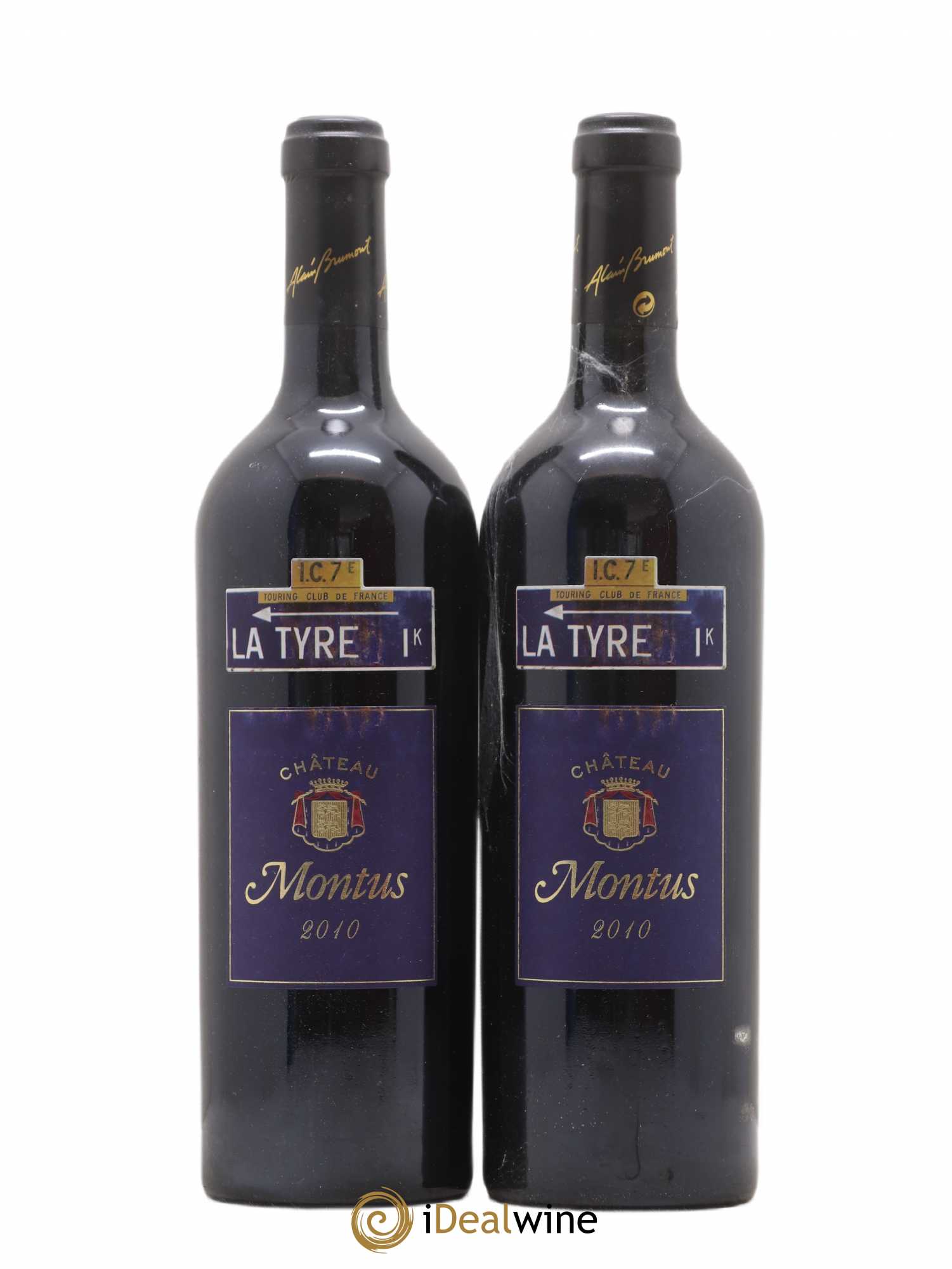 Madiran Château Montus-La Tyre Alain Brumont 2010 - Lot de 2 bouteilles - 0