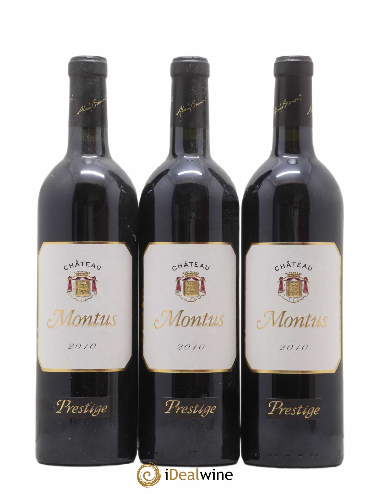 Madiran Château Montus-Prestige Alain Brumont 2010 - Lot de 3 bouteilles - 0
