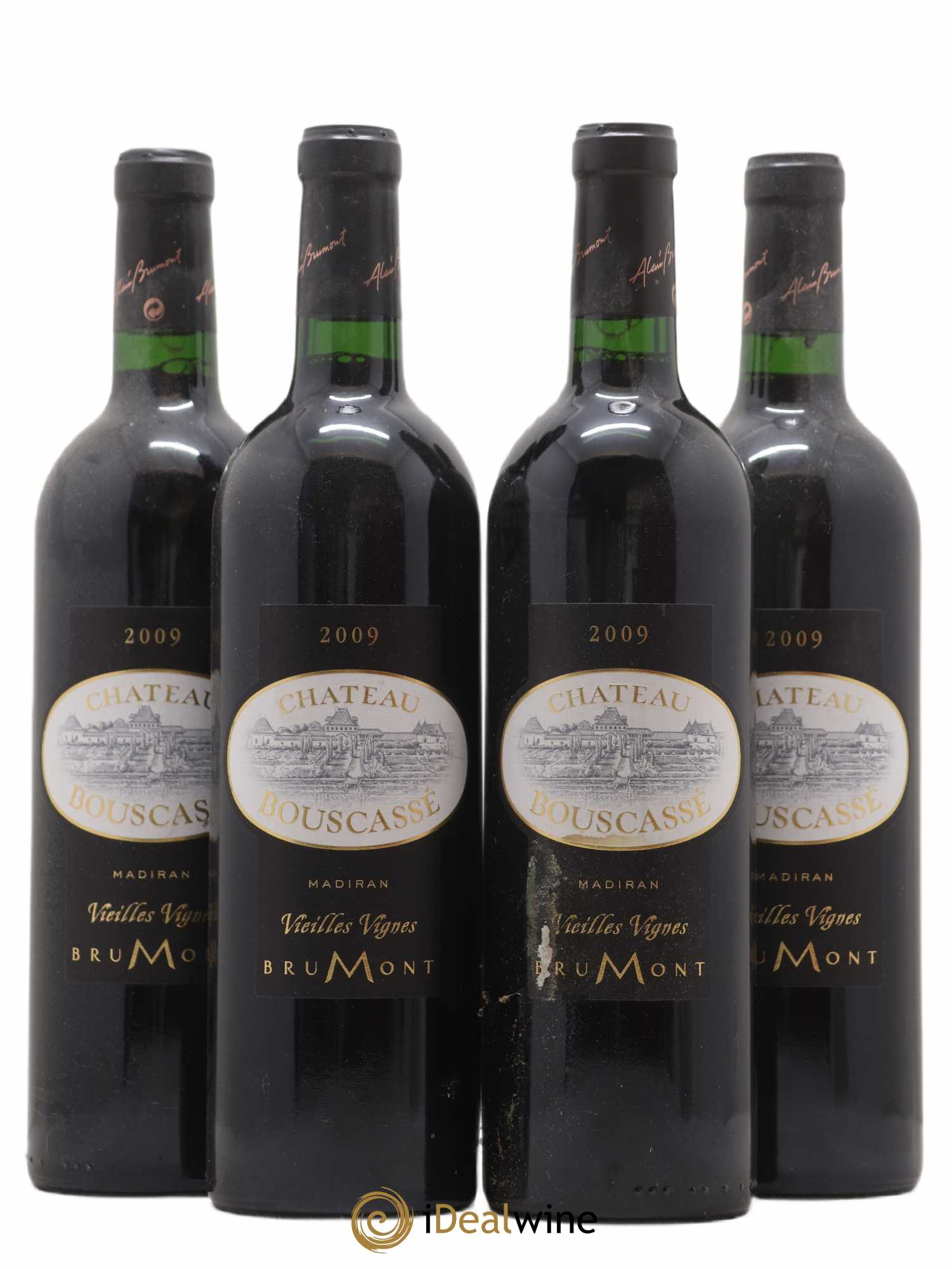 Madiran Vieilles Vignes Château Bouscassé - Alain Brumont 2009 - Lot de 4 bouteilles - 0