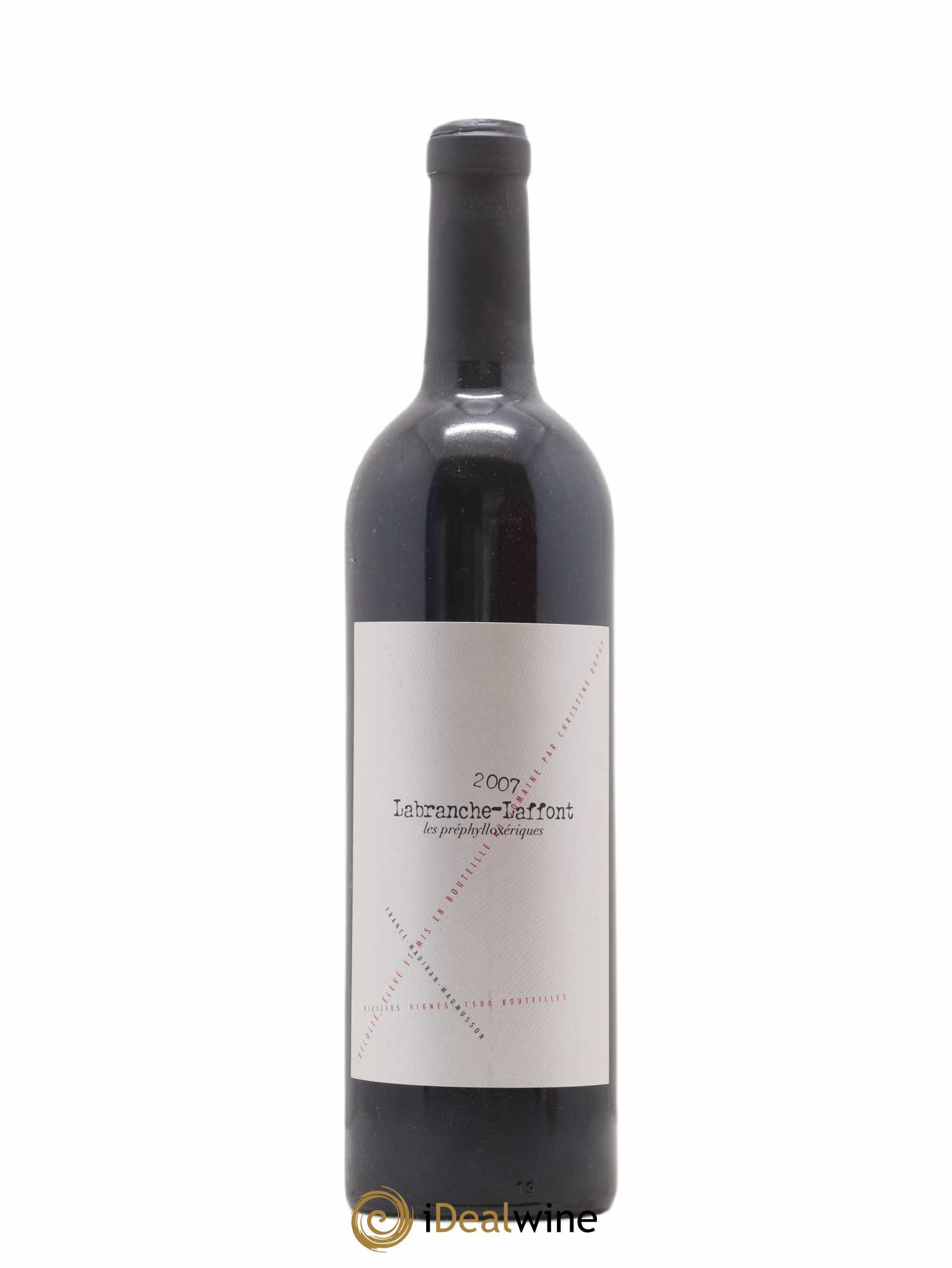 Madiran Les Préphylloxériques Labranche Laffont (Domaine) 2007 - Lot de 1 bouteille - 0