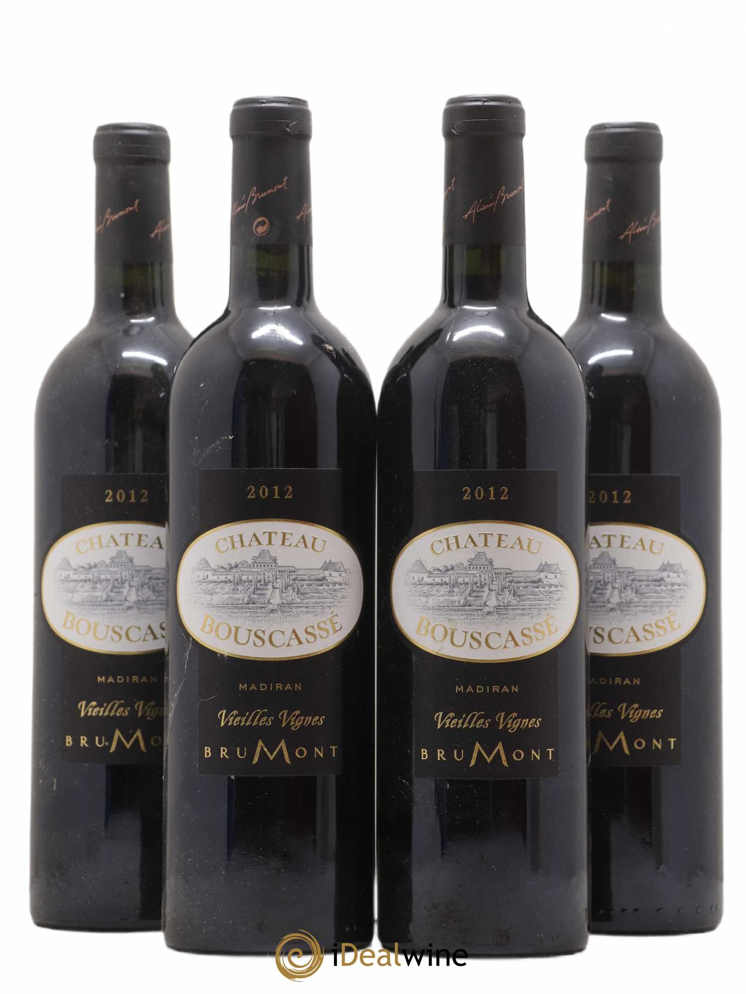 Madiran Vieilles Vignes Château Bouscassé - Alain Brumont 2012 - Lot de 4 bouteilles - 0
