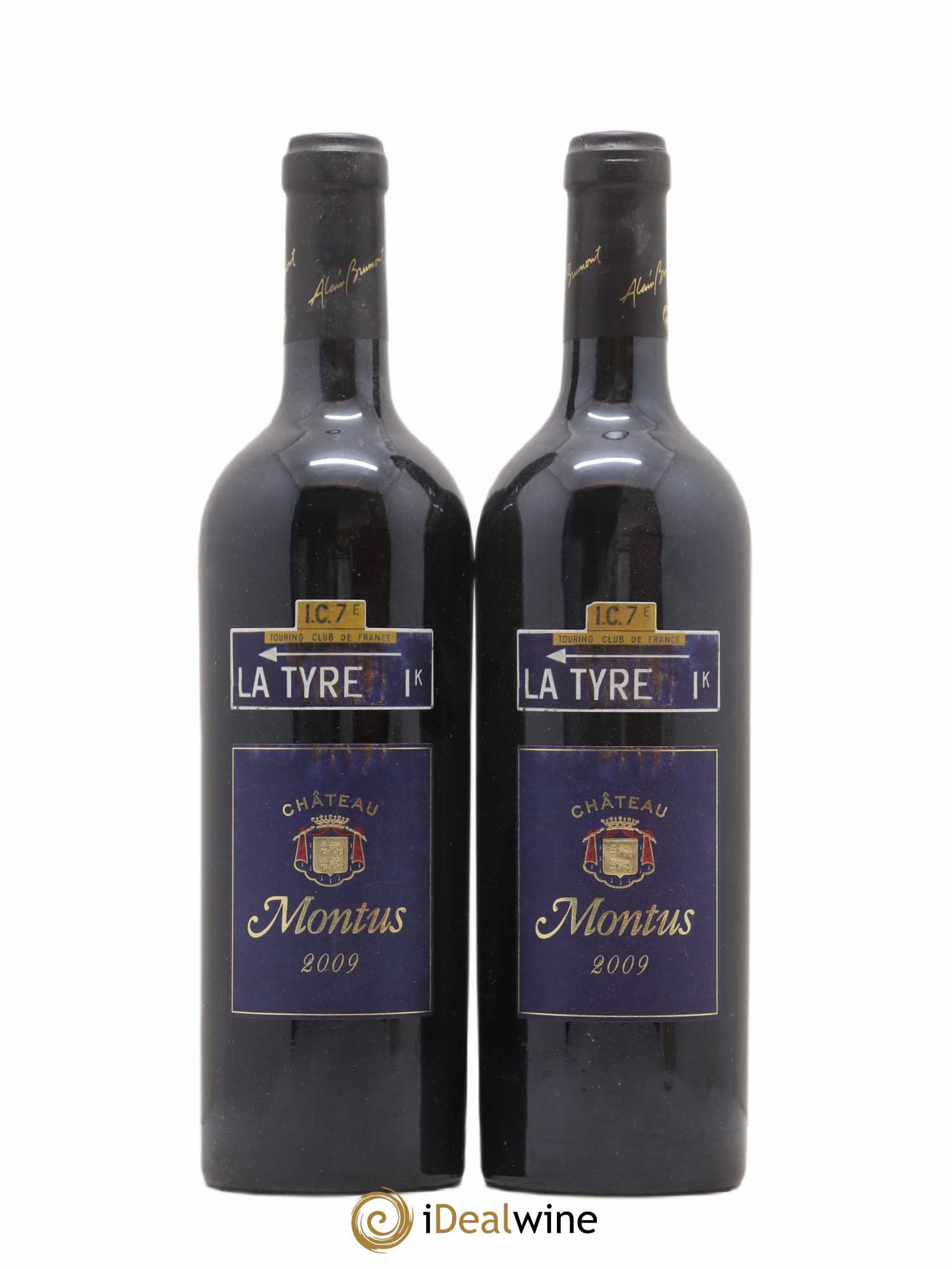 Madiran Château Montus-La Tyre Alain Brumont 2009 - Lot de 2 bouteilles - 0