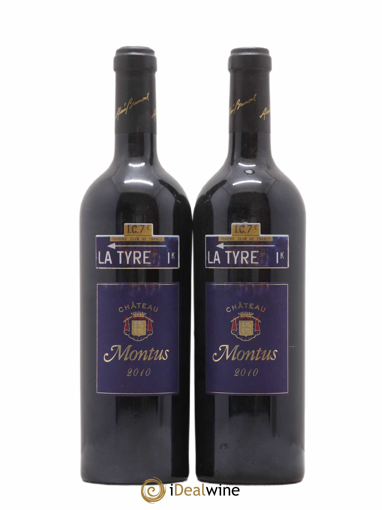 Madiran Château Montus-La Tyre Alain Brumont 2010 - Lot de 2 bouteilles - 0