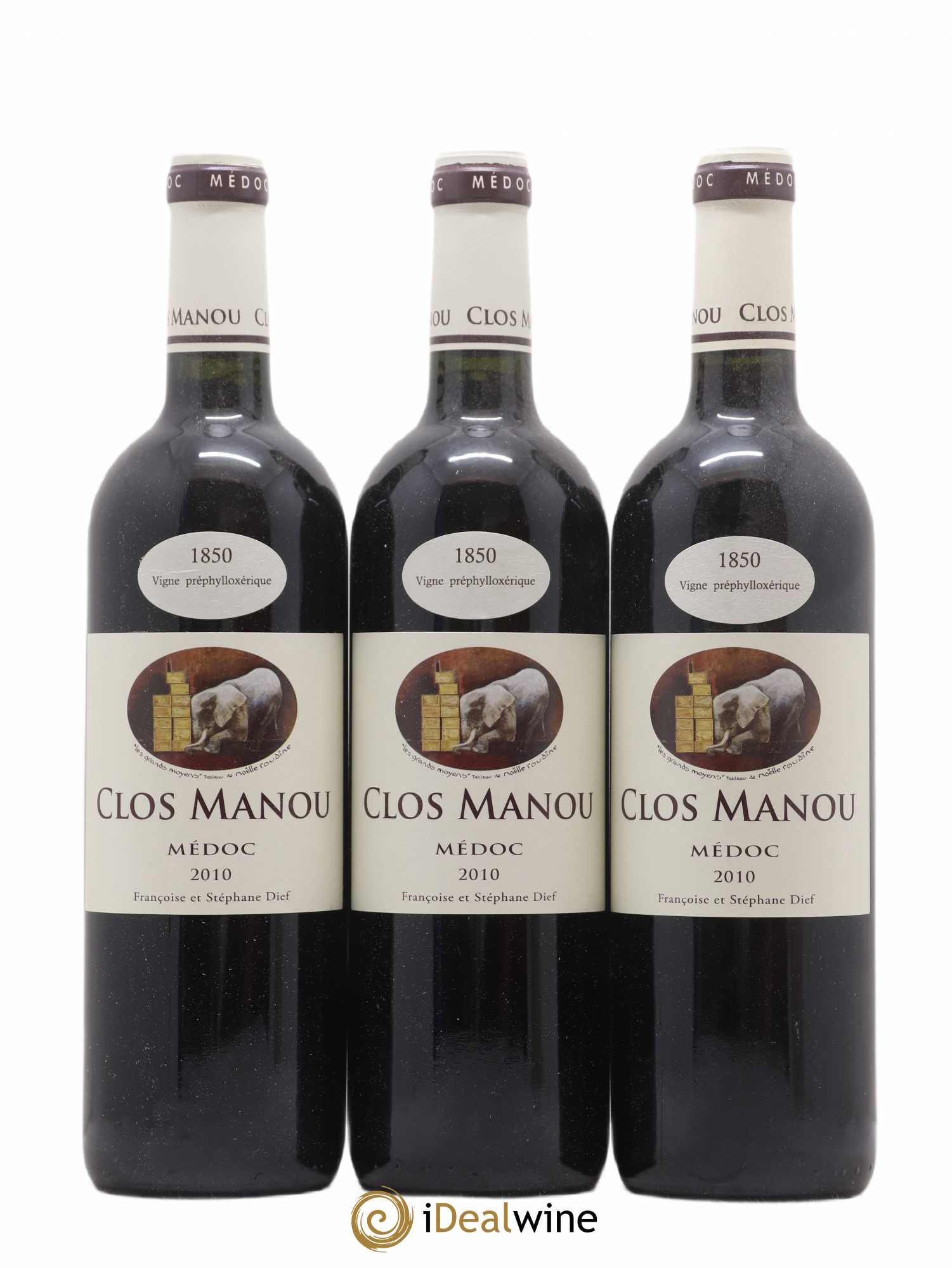 Clos Manou 2010 - Lot de 3 bouteilles - 0