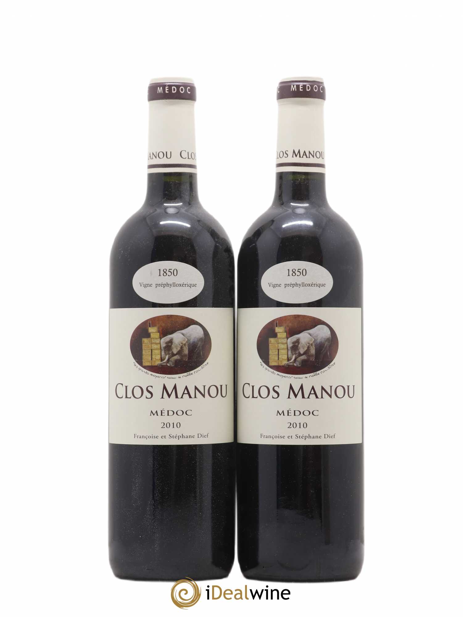 Clos Manou 2010 - Lot de 2 bouteilles - 0
