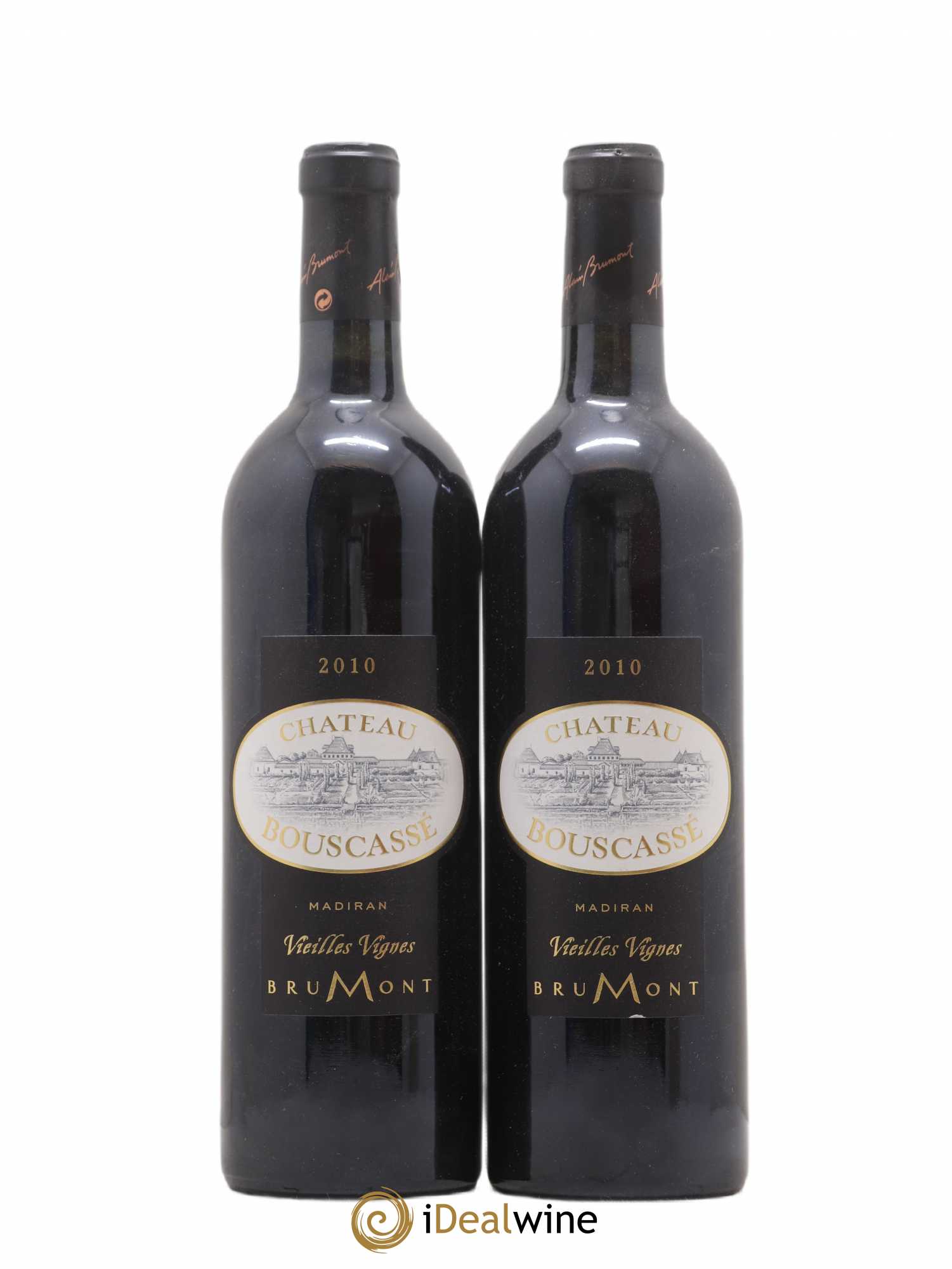 Madiran Vieilles Vignes Château Bouscassé - Alain Brumont 2010 - Lot de 2 bouteilles - 0