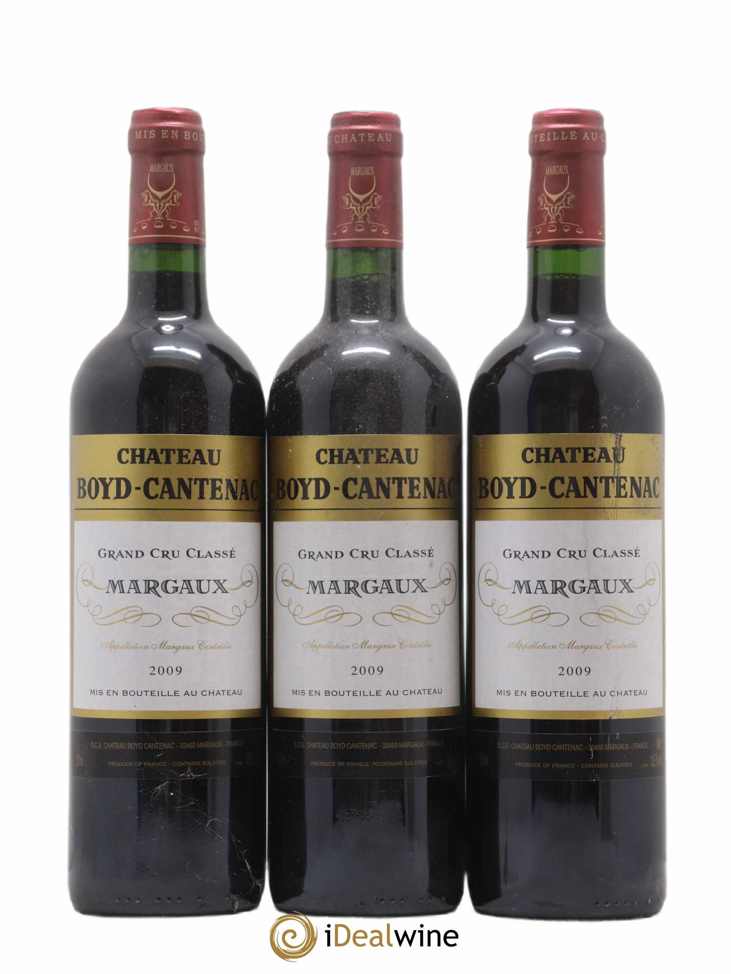 Château Boyd Cantenac 3ème Grand Cru Classé 2009 - Lot de 3 bouteilles - 0